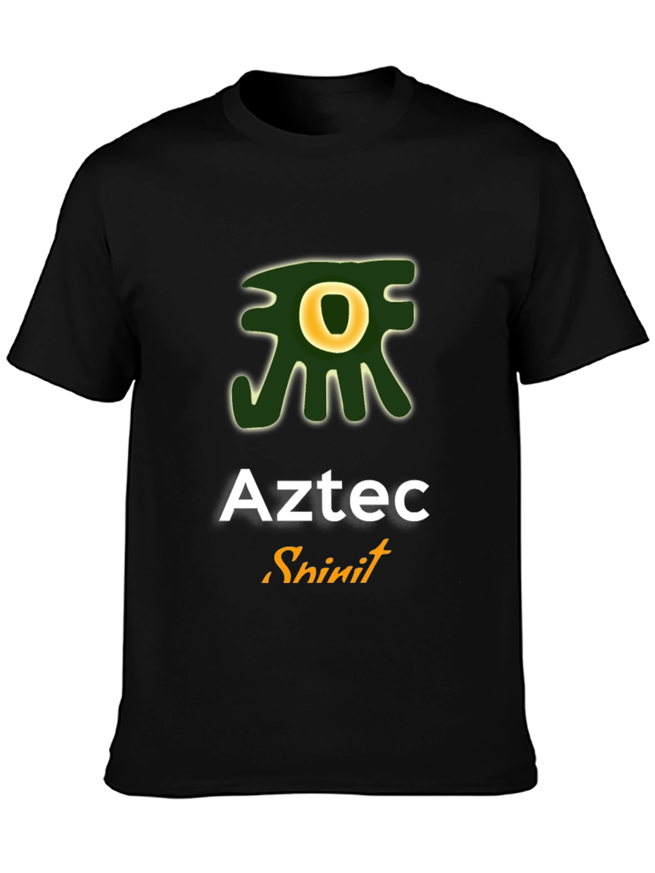 Aztec Spirit Graphic Tee - Stylish Black T-Shirt