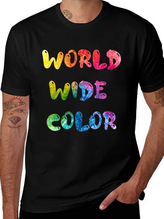 Rainbow World Wide Color T-Shirt