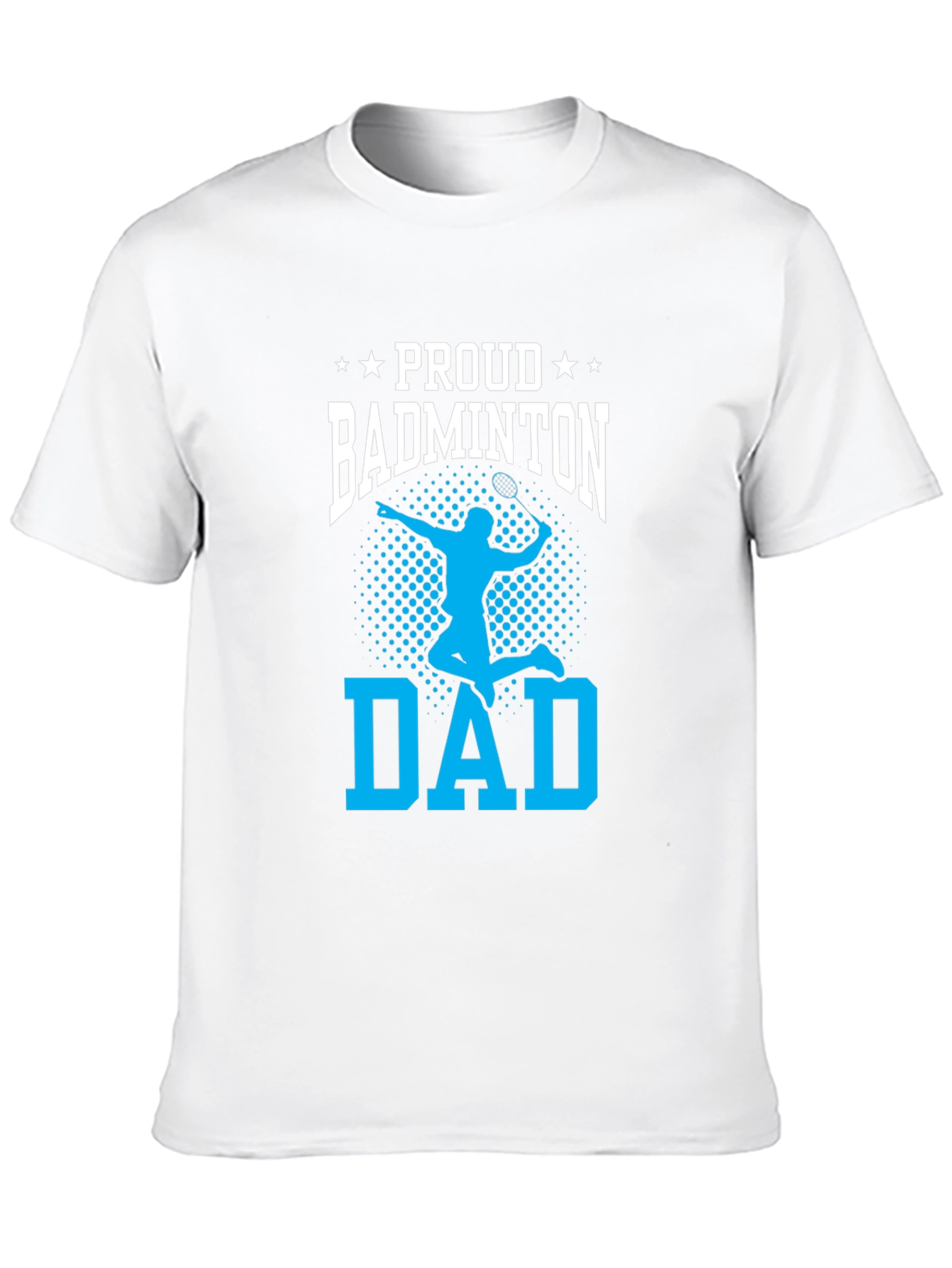 Proud Badminton Dad Graphic Tee