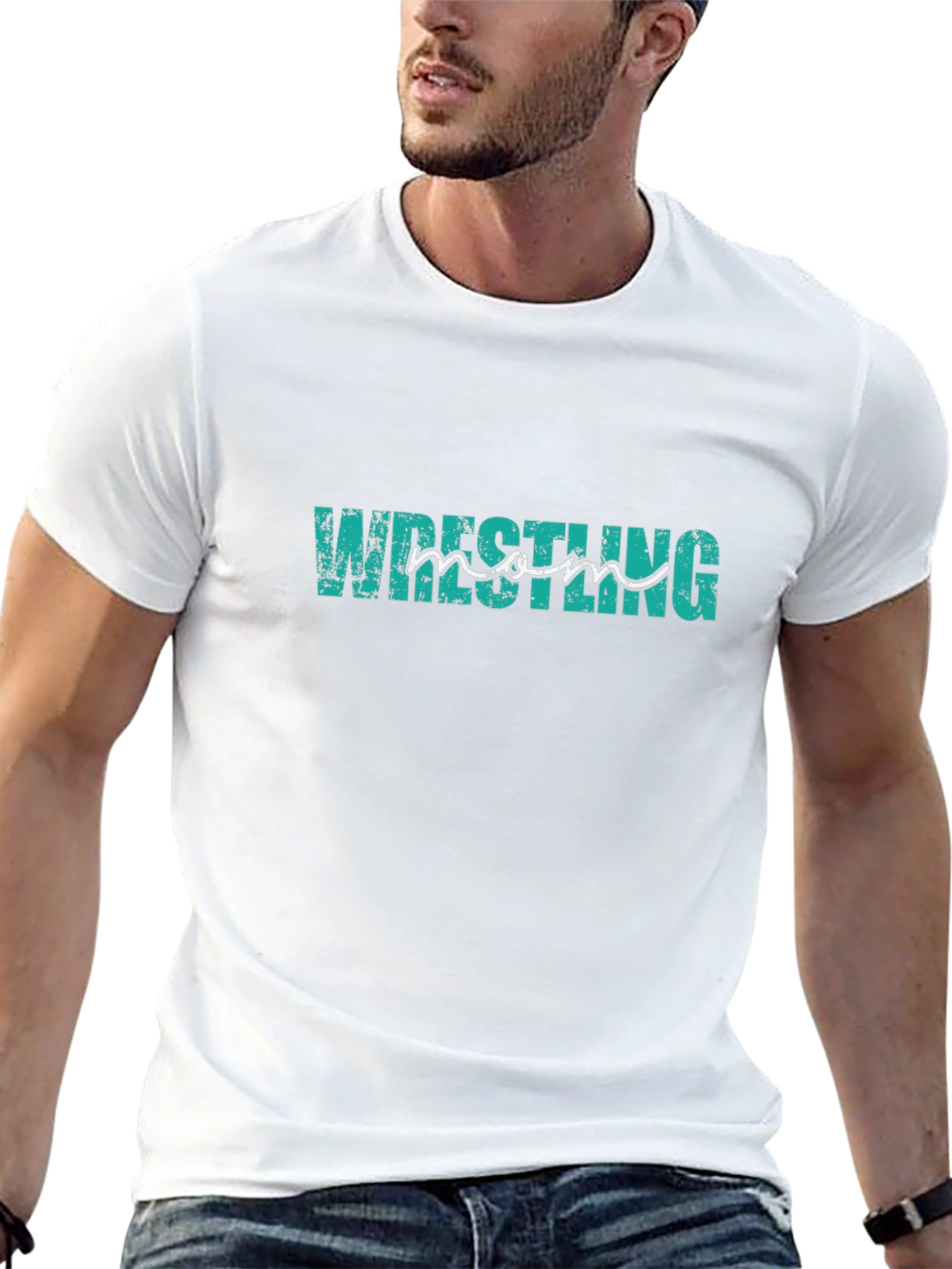 Wrestling Mom T-Shirt - Black Graphic Tee