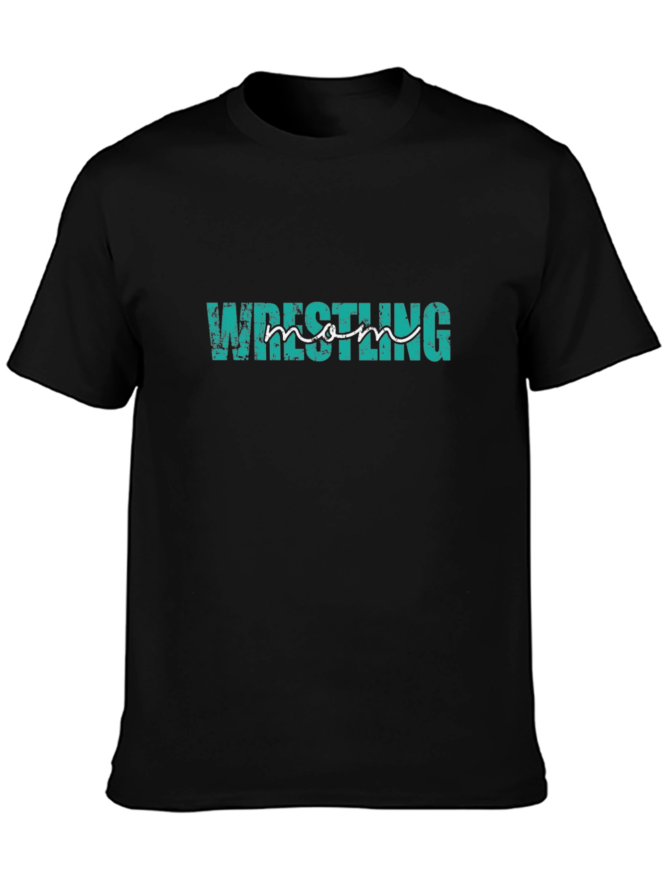 Wrestling Mom T-Shirt - Black Graphic Tee