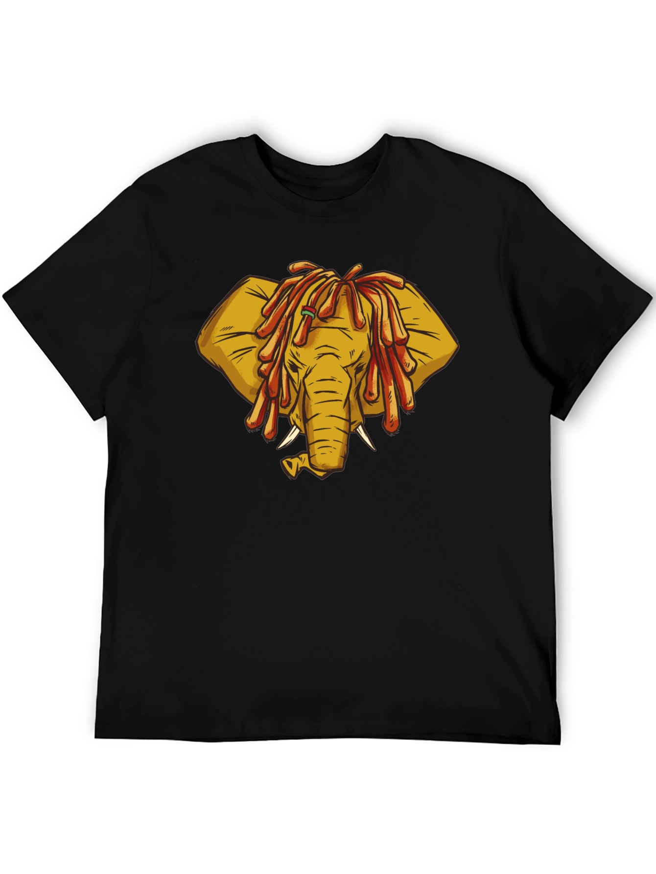 Rasta Elephant Graphic Tee - Unique Design!