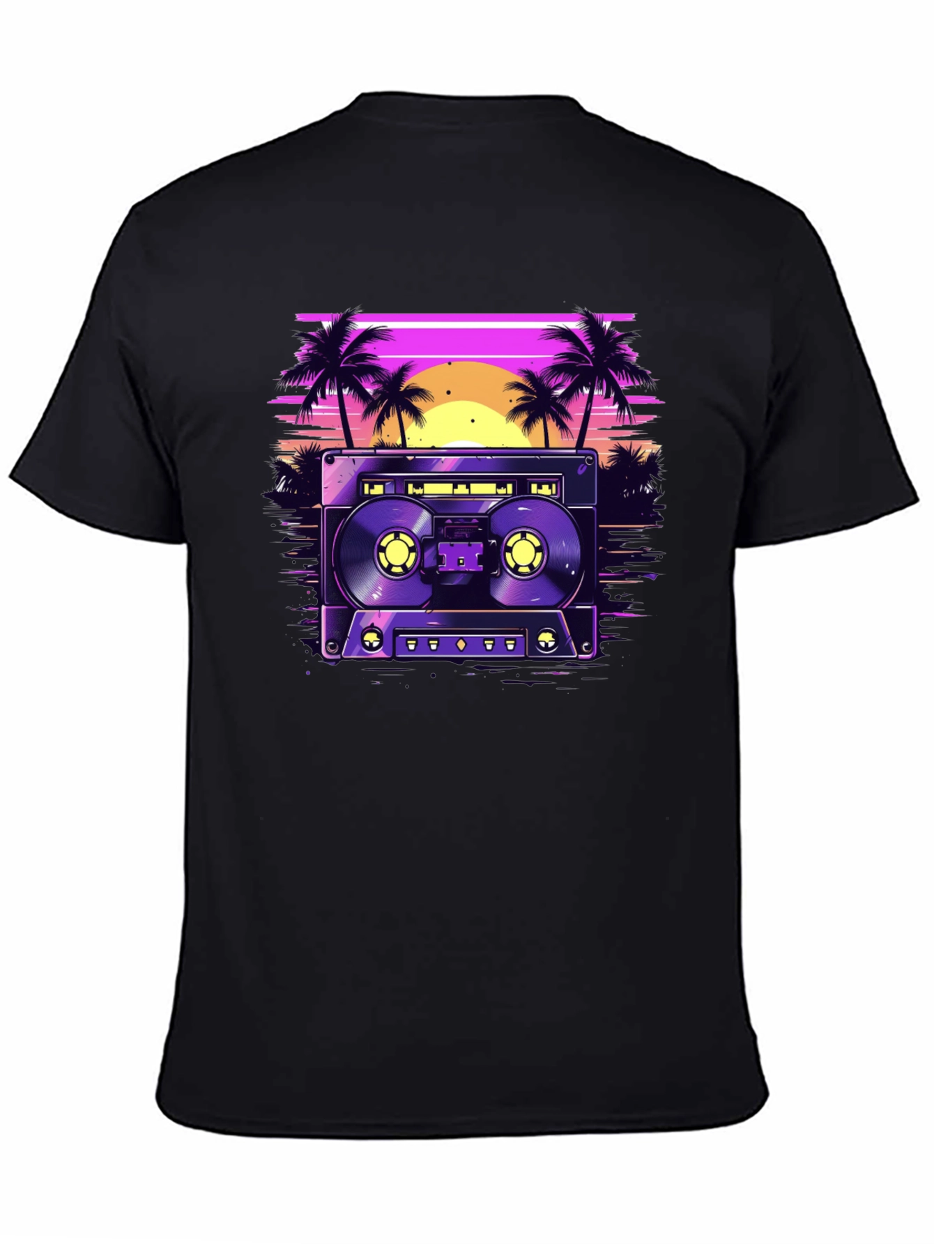 Retro Cassette Beach T-Shirt