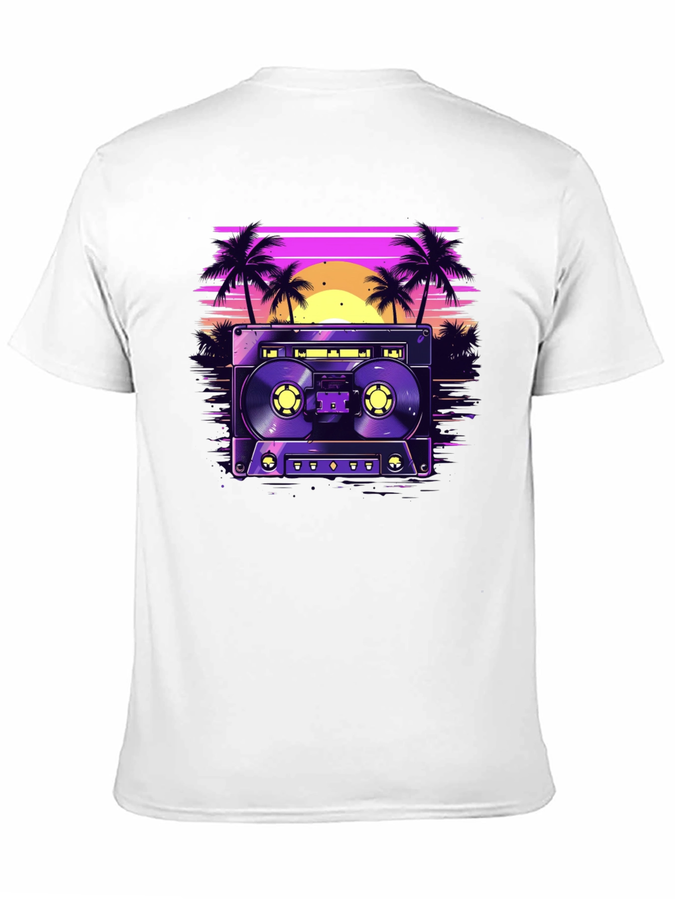 Retro Cassette Beach T-Shirt