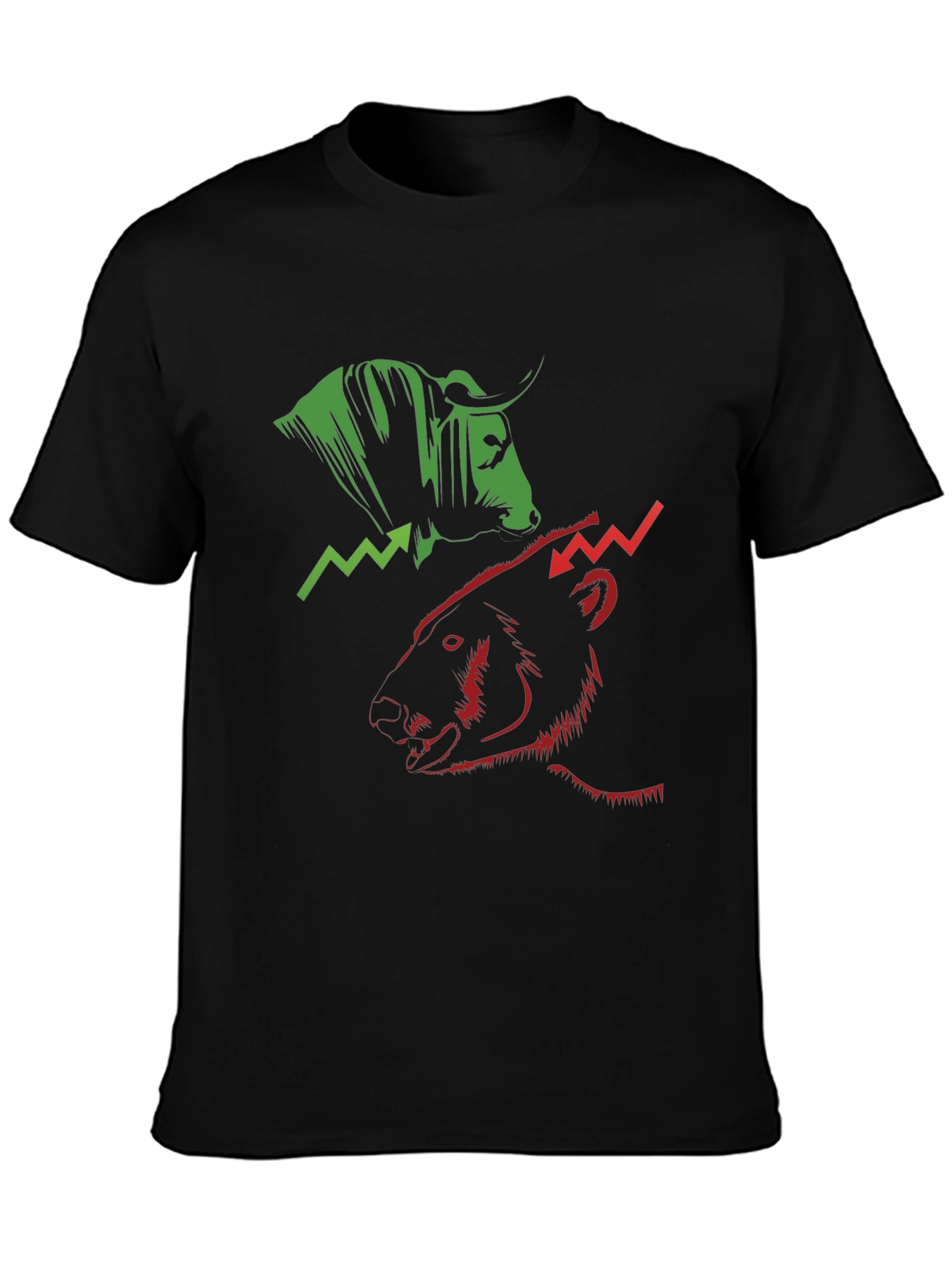 Bull and Bear Graphic Tee