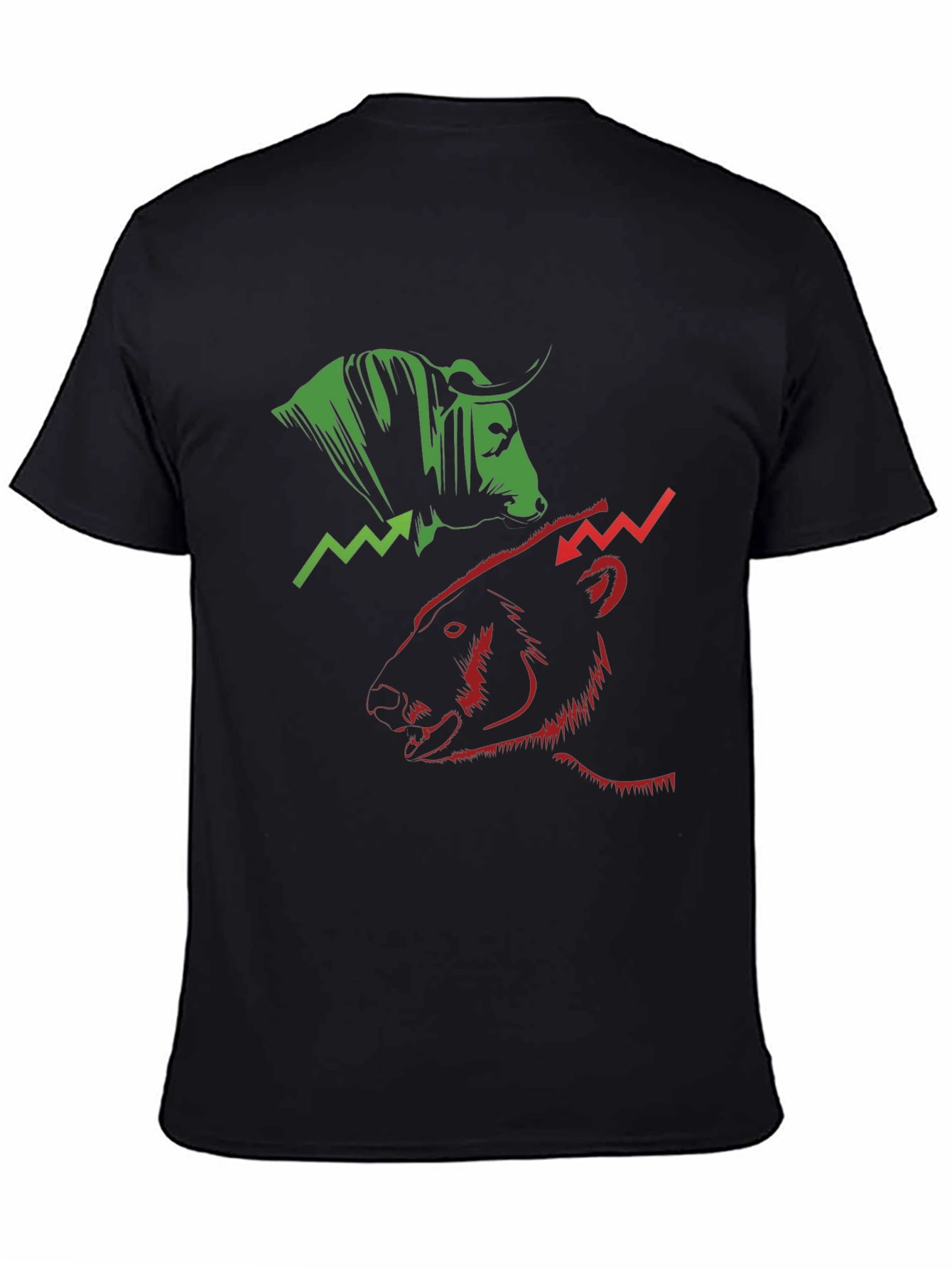 Bull and Bear Graphic Tee