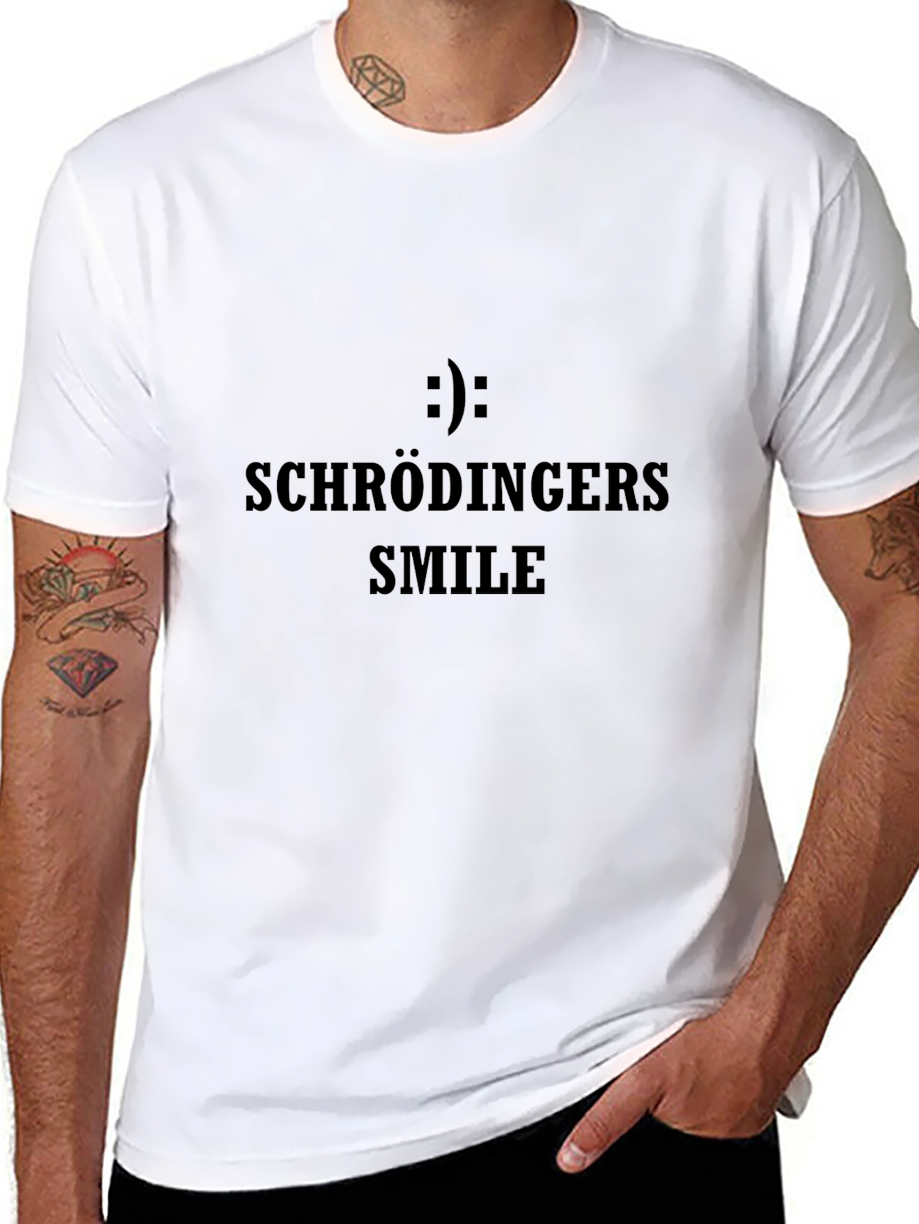 Schrödingers Smile T-Shirt - Funny Physics Tee