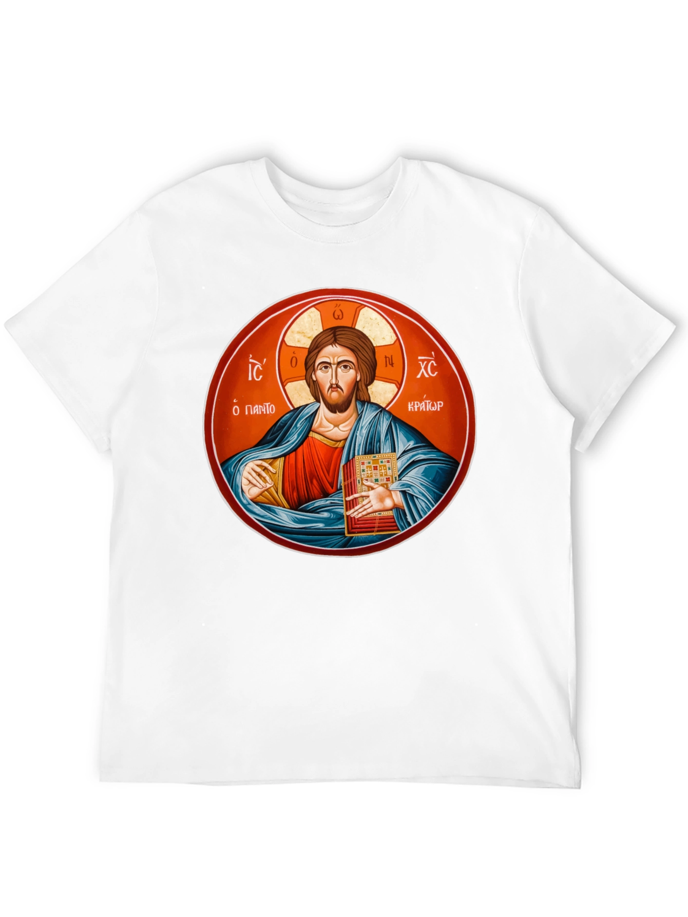 Jesus Christ Pantocrator Black T-Shirt