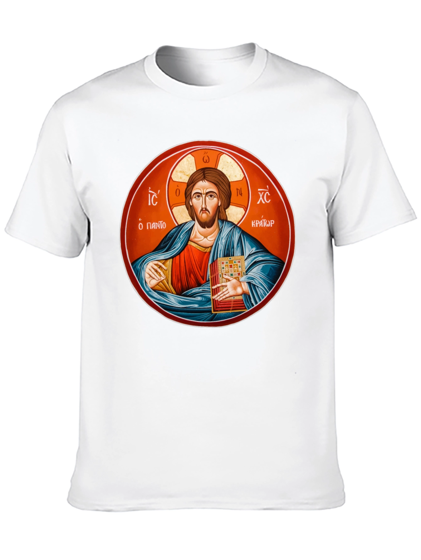 Jesus Christ Pantocrator Black T-Shirt
