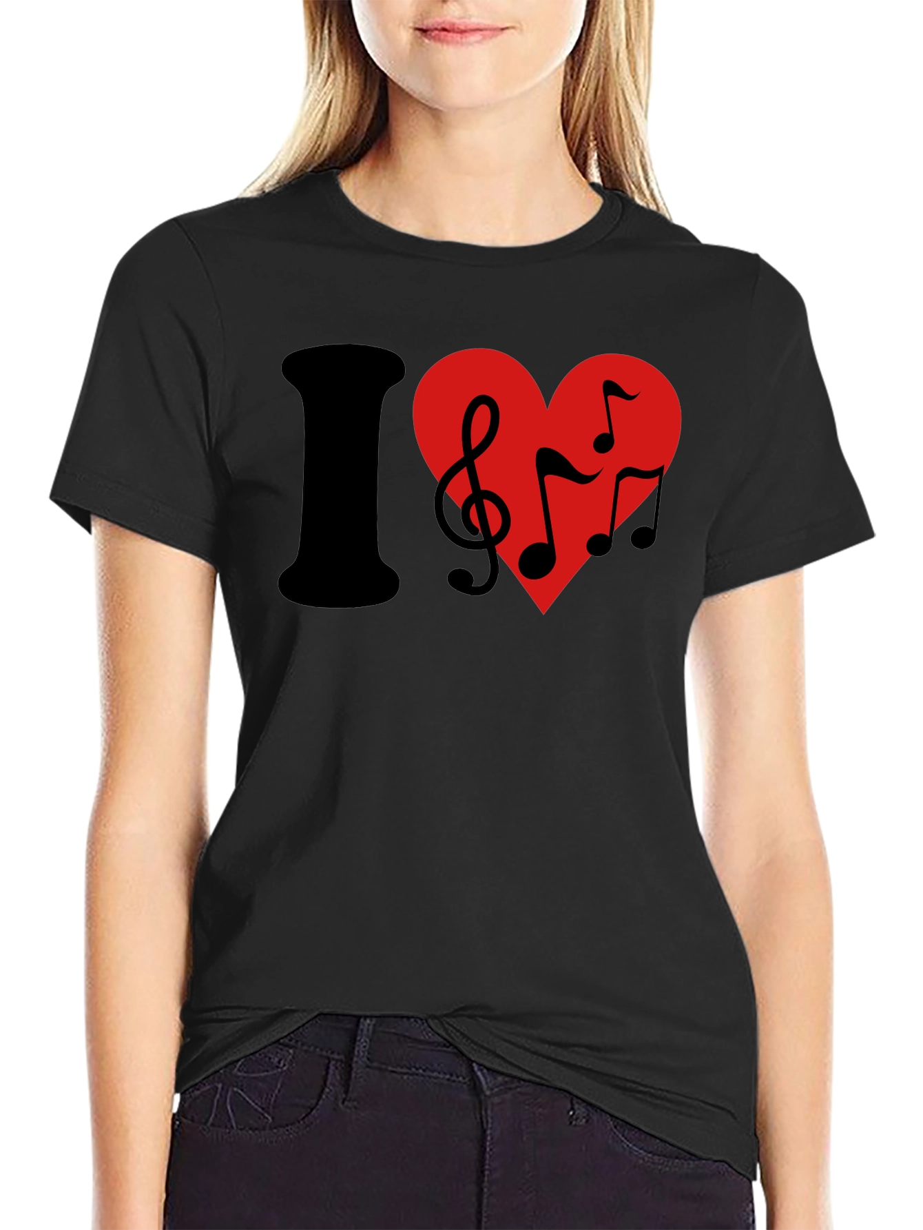 I Love Music Graphic T-Shirt