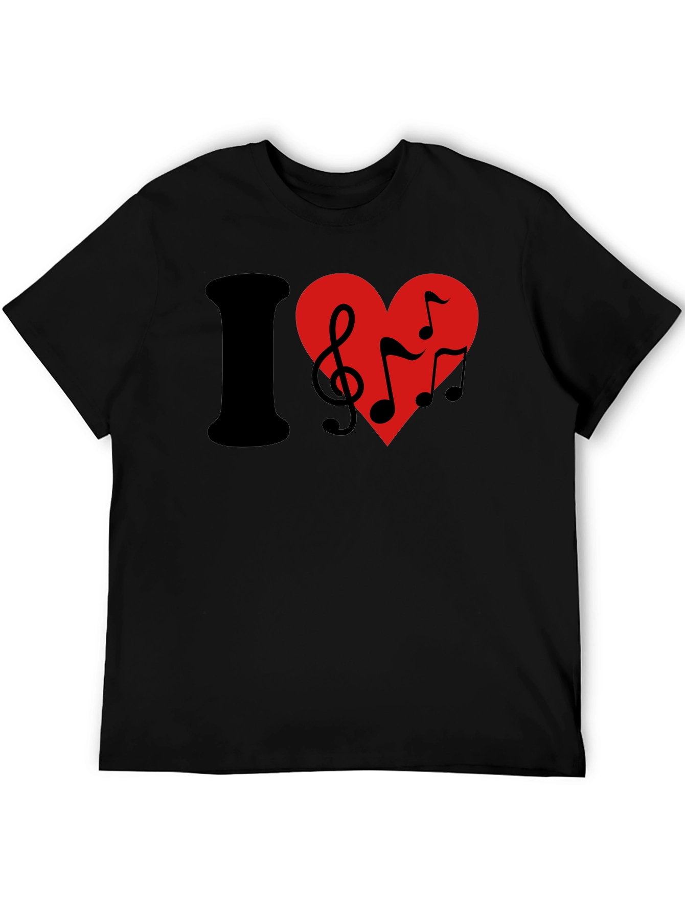 I Love Music Graphic T-Shirt