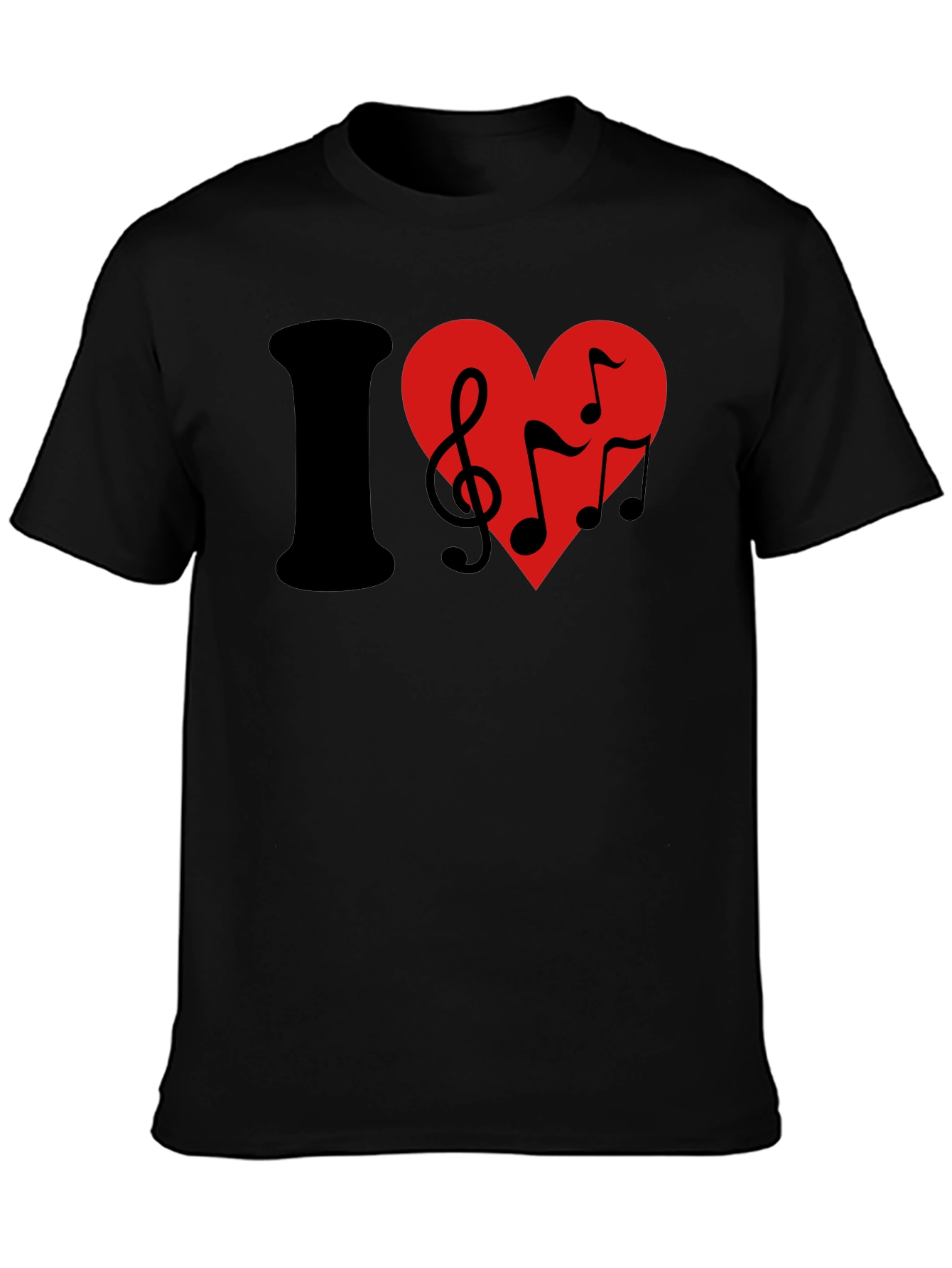 I Love Music Graphic T-Shirt