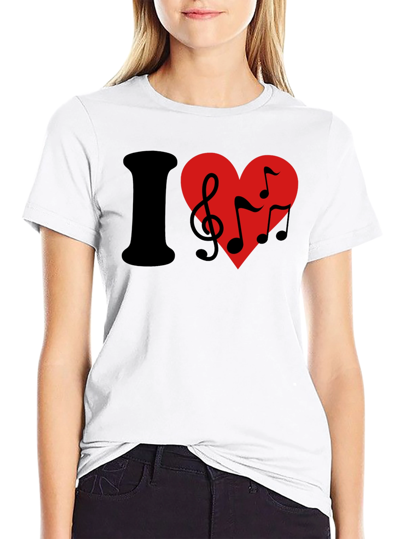 I Love Music Graphic T-Shirt