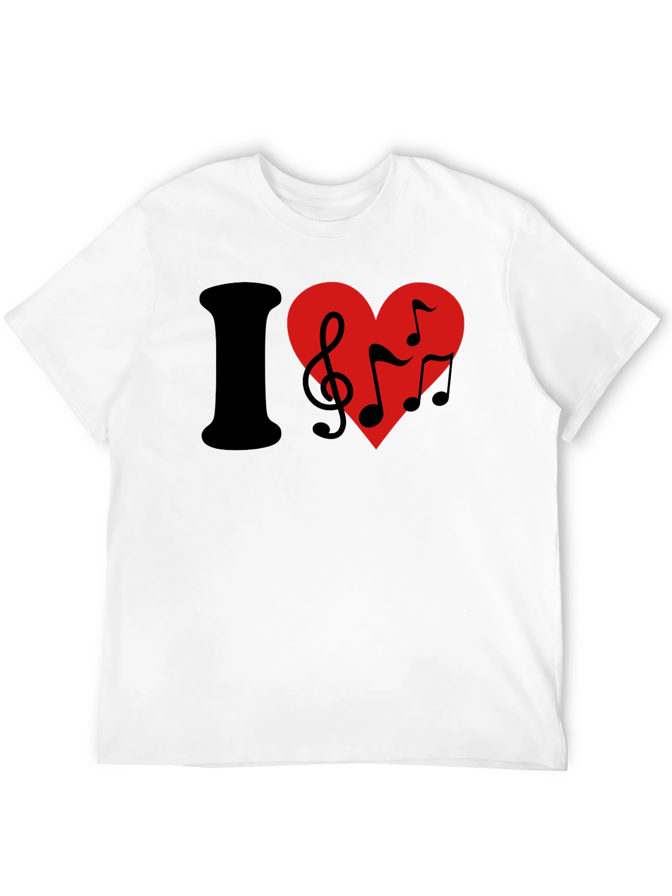 I Love Music Graphic T-Shirt