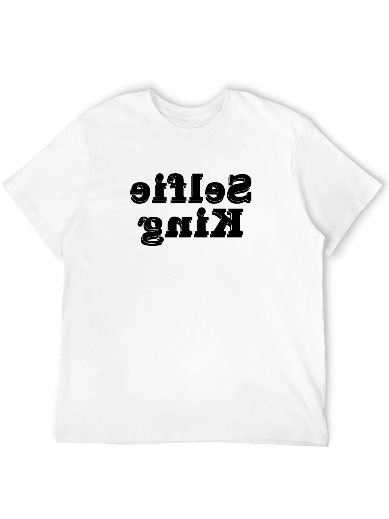 Selfie King Black Graphic Tee
