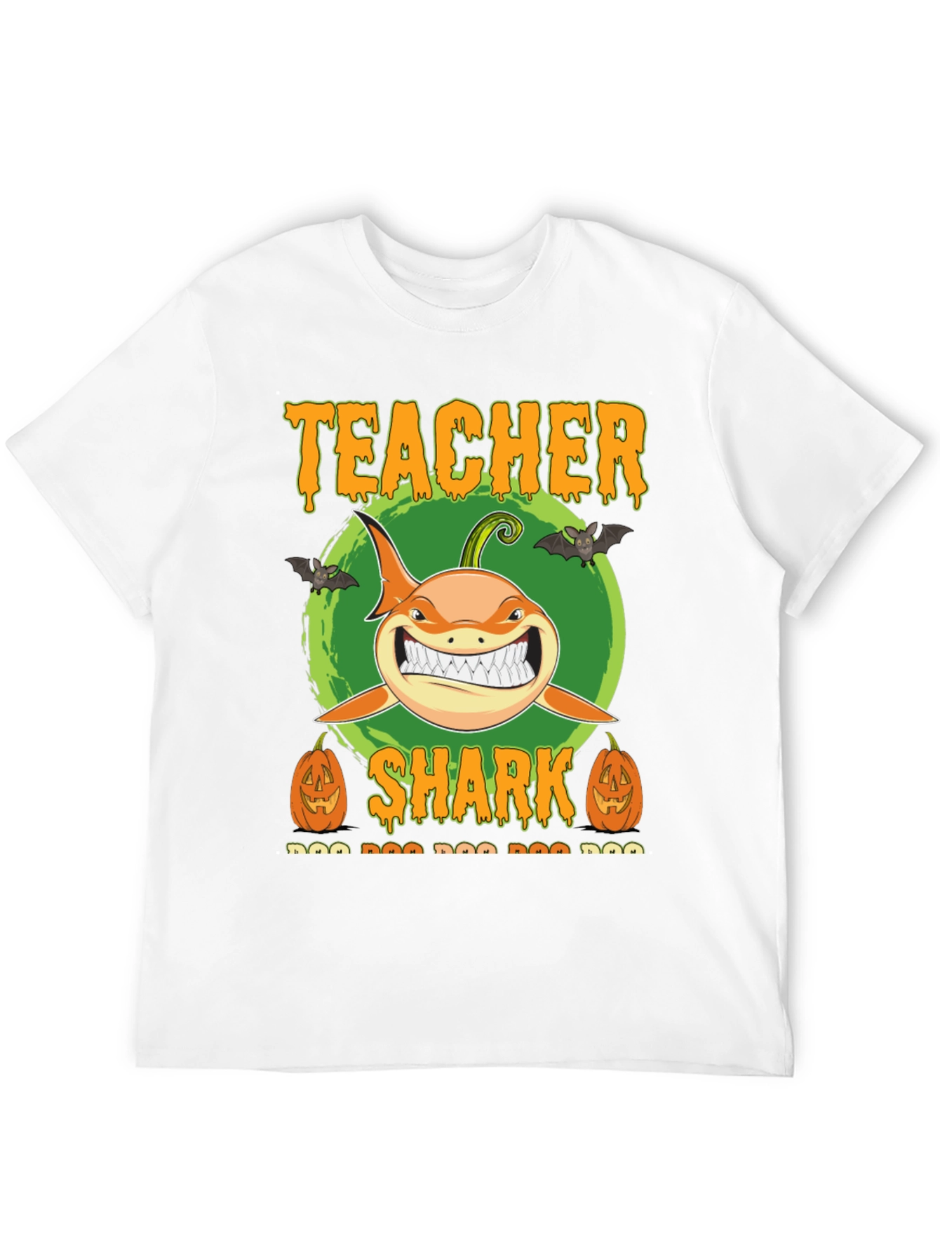 Teacher Shark Halloween Graphic Tee