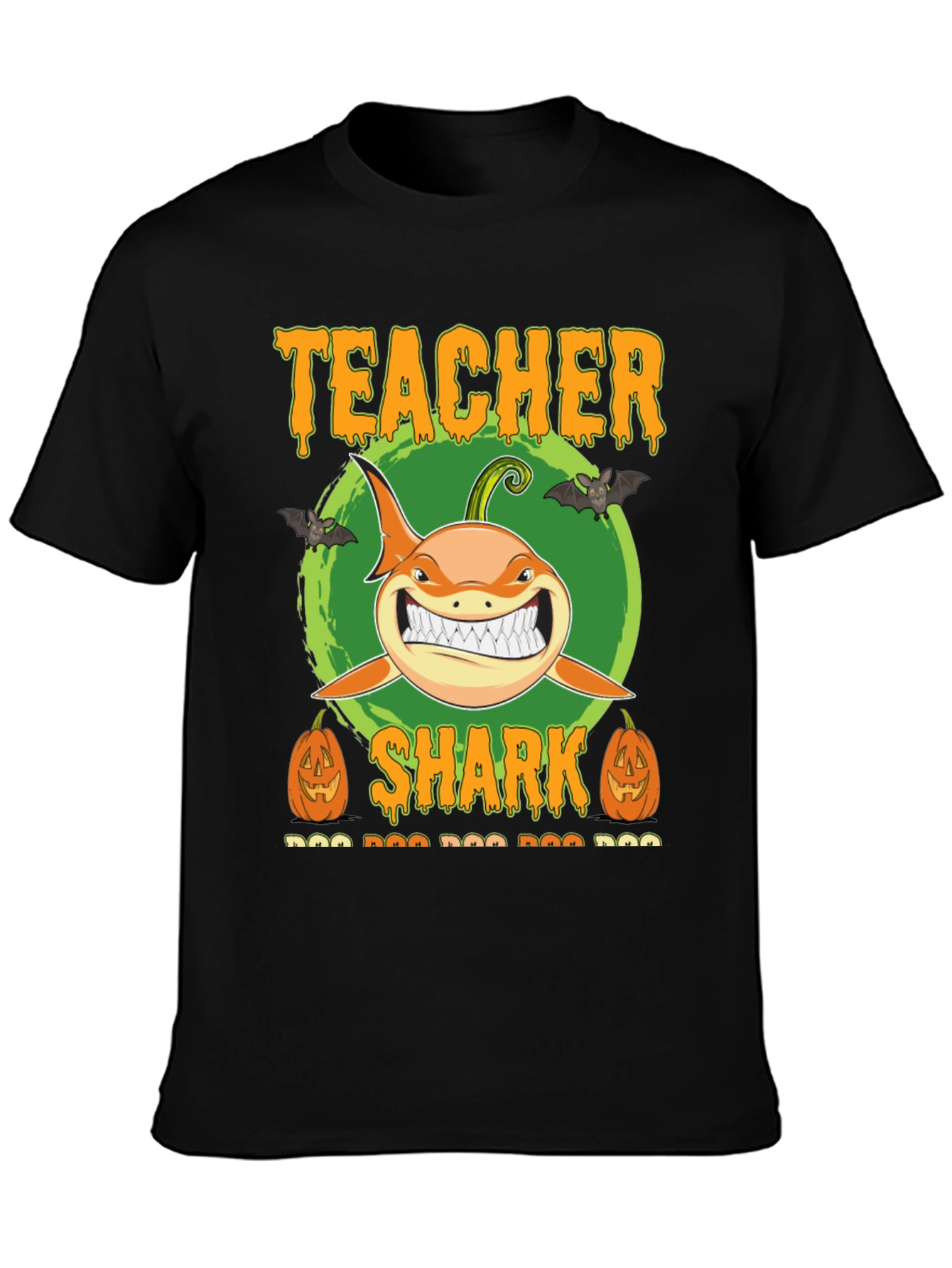 Teacher Shark Halloween Graphic Tee