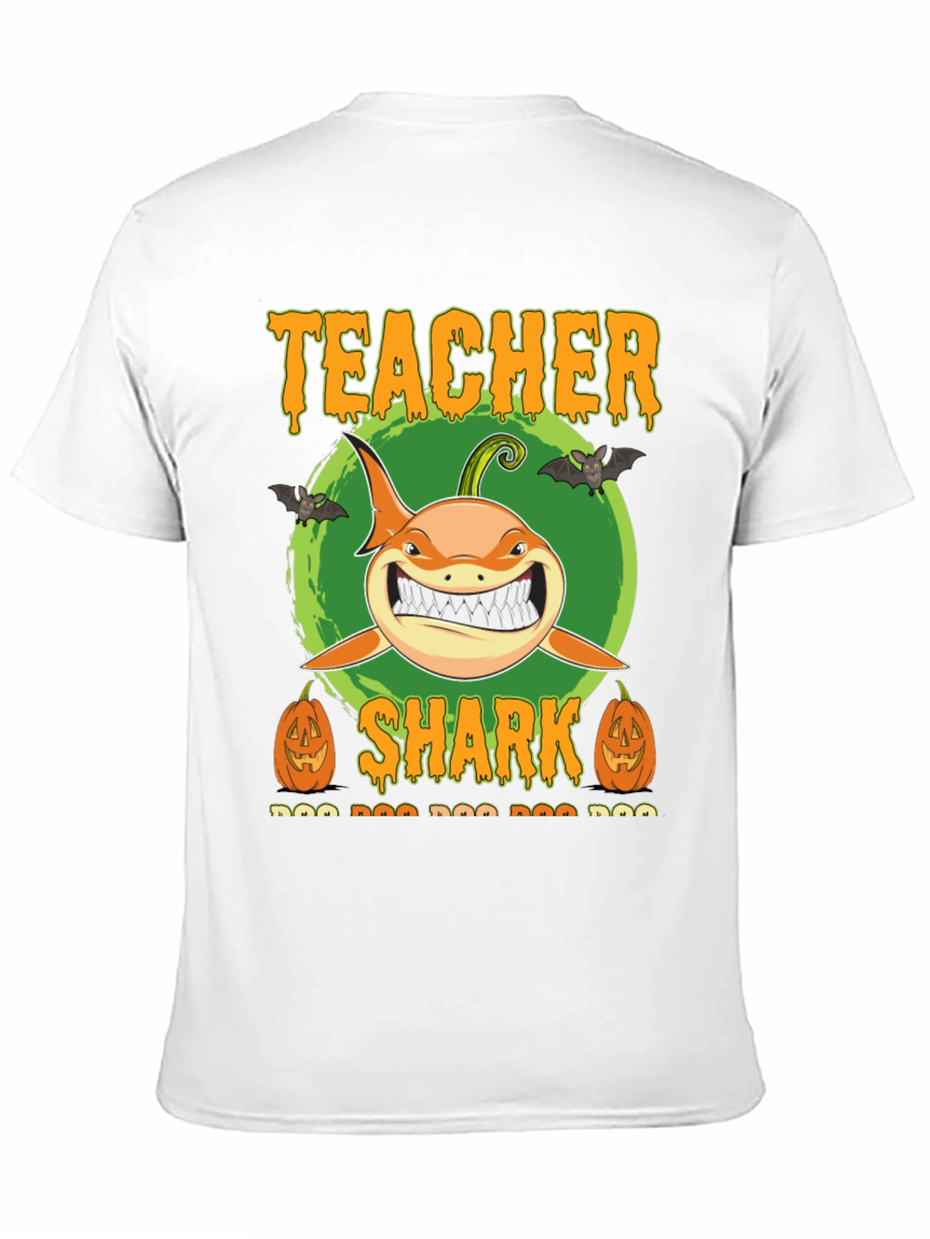 Teacher Shark Halloween Graphic Tee