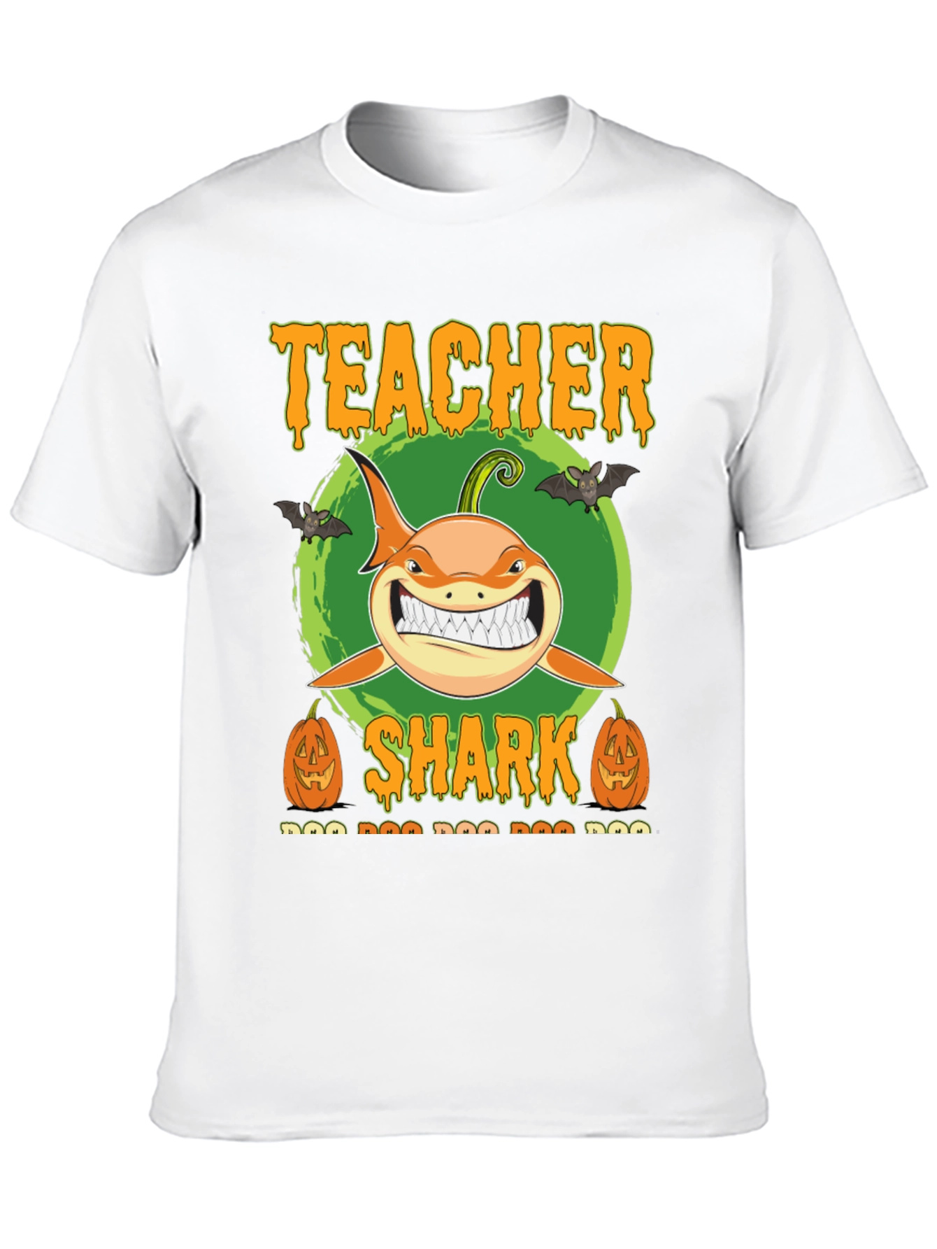 Teacher Shark Halloween Graphic Tee