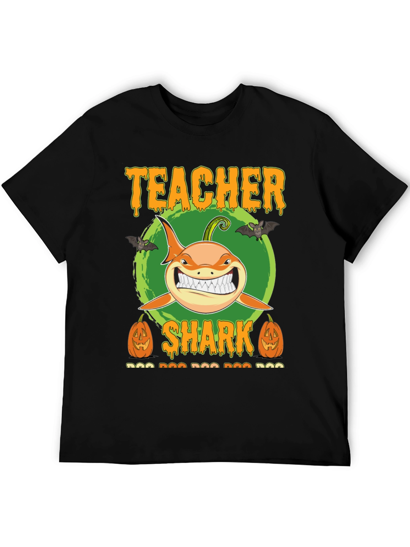 Teacher Shark Halloween Graphic Tee