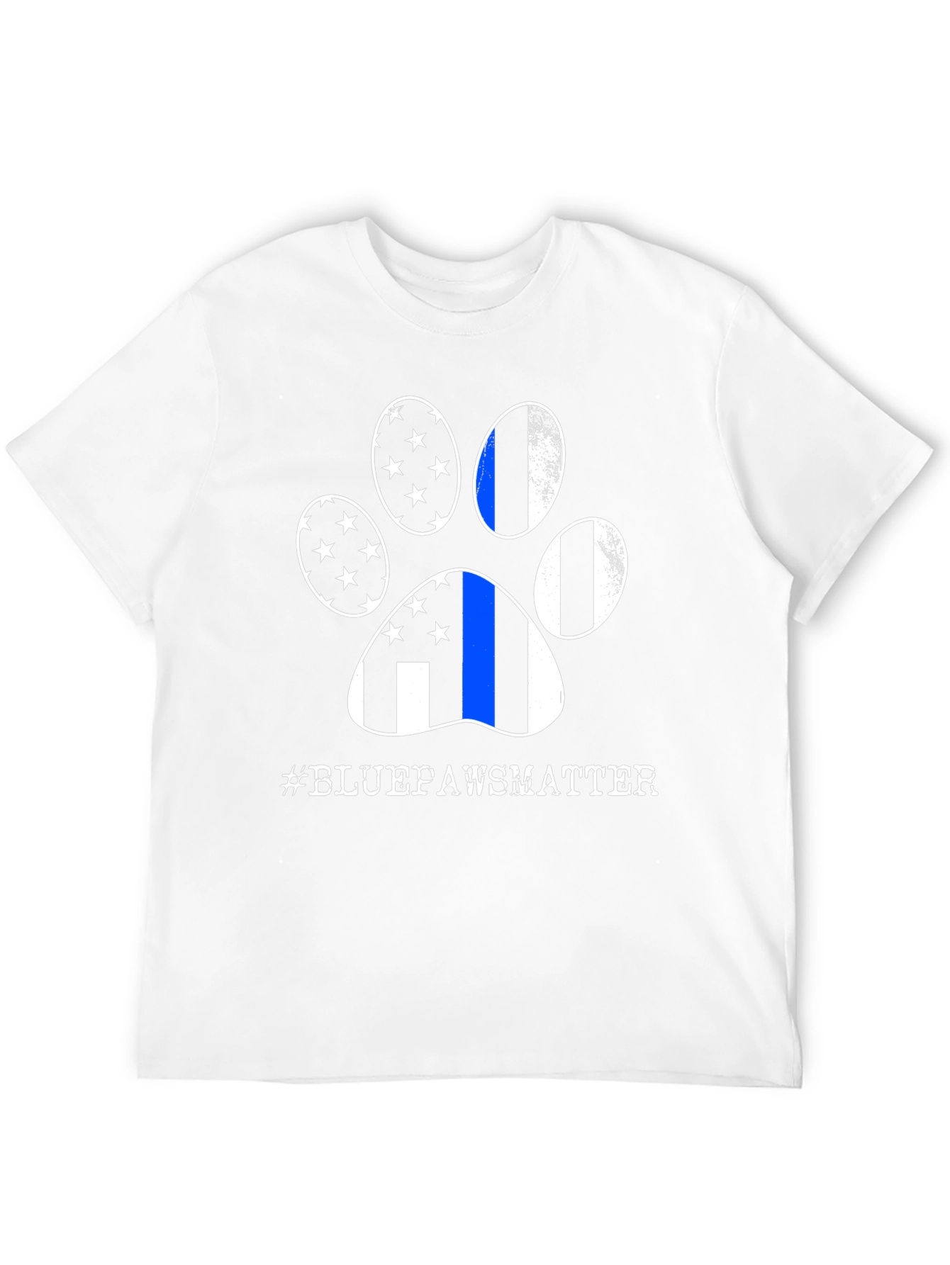 Blue Paws Matter Graphic Tee