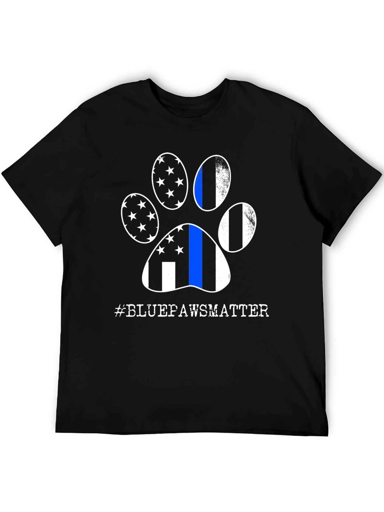 Blue Paws Matter Graphic Tee