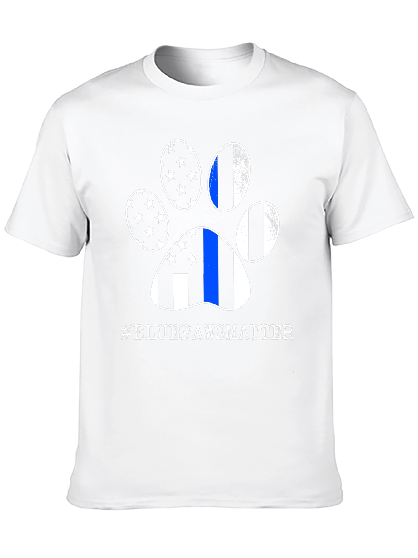 Blue Paws Matter Graphic Tee