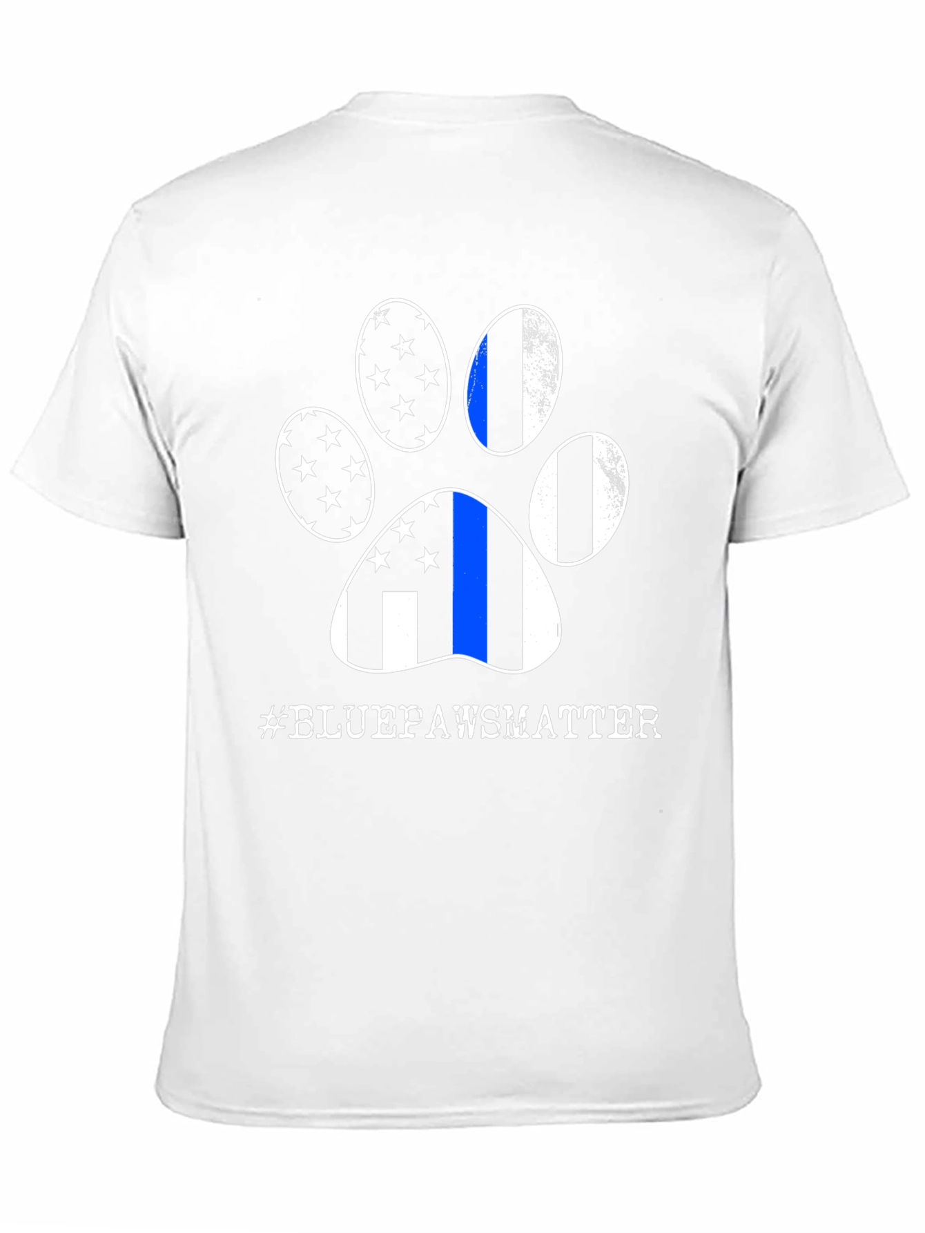 Blue Paws Matter Graphic Tee