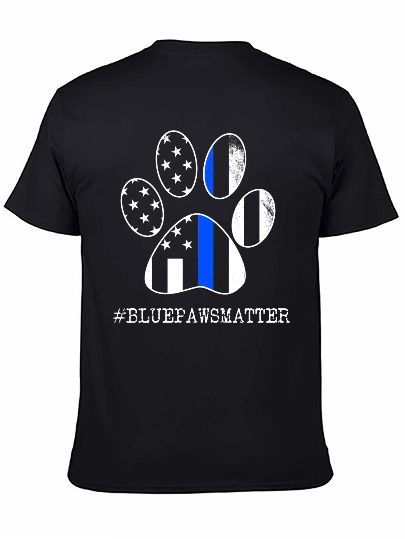 Blue Paws Matter Graphic Tee