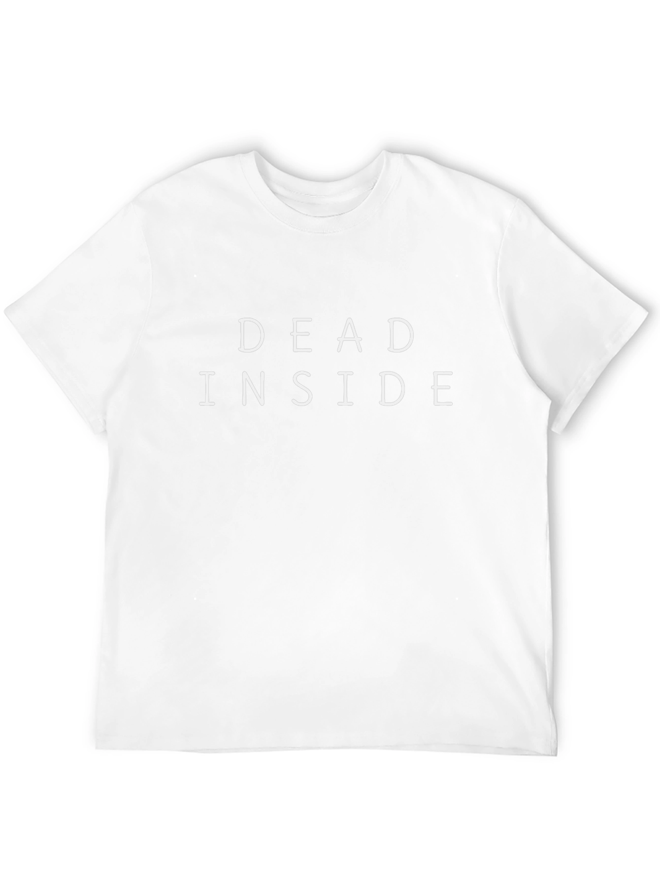 Dead Inside Graphic Tee - Trendy Slogan T-Shirt