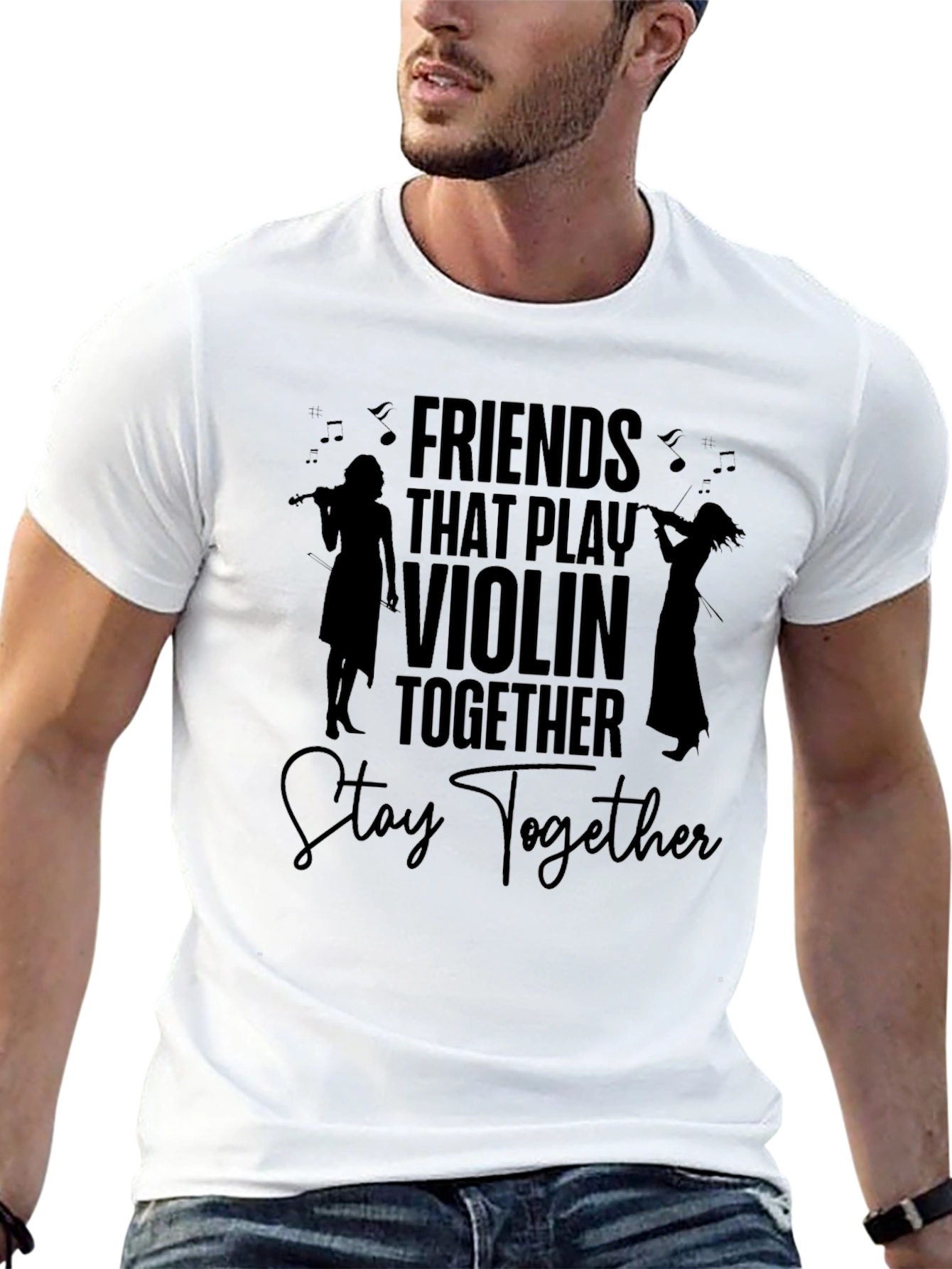 Friends That Play Violin Together T-Shirt