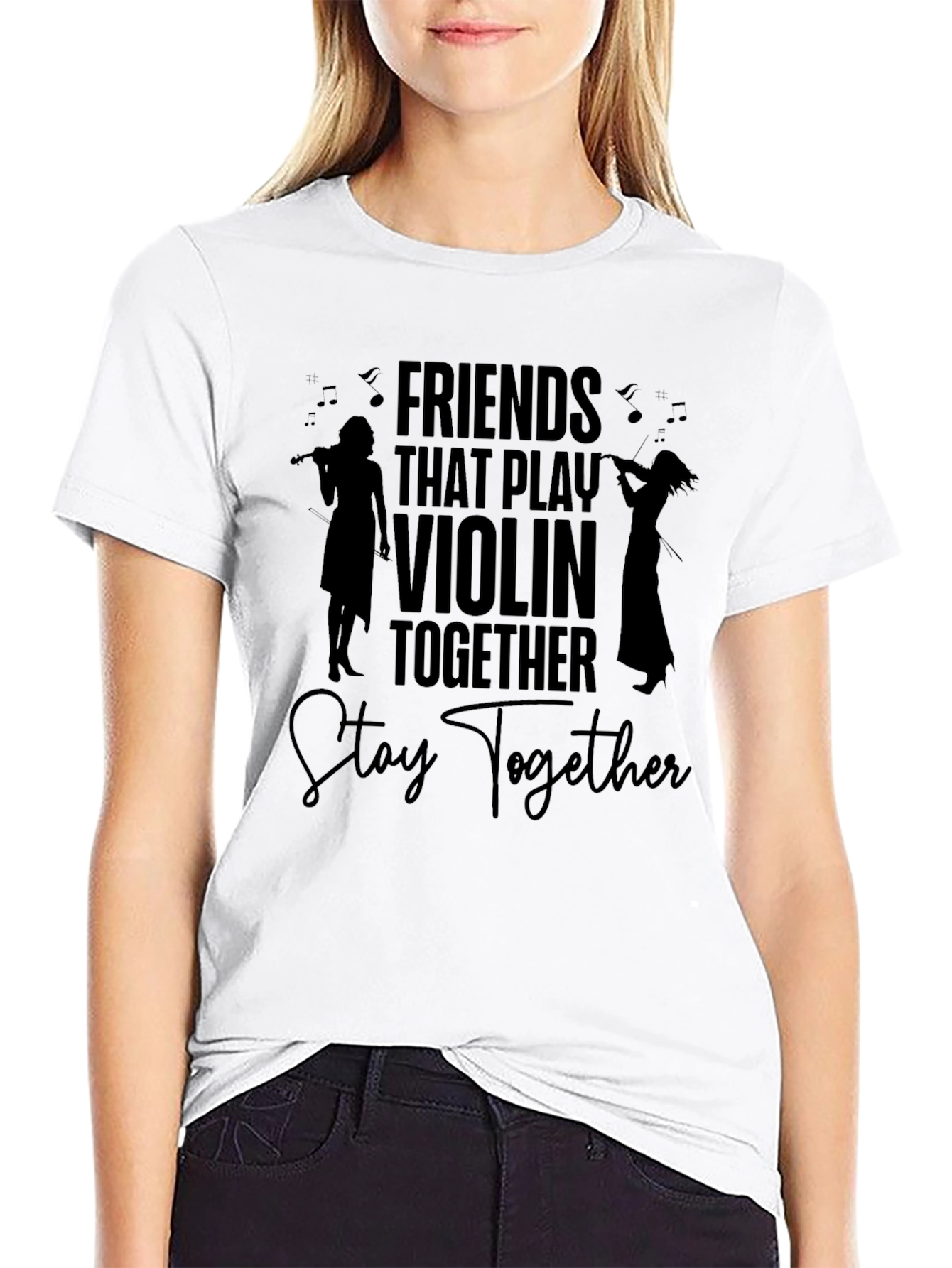 Friends That Play Violin Together T-Shirt