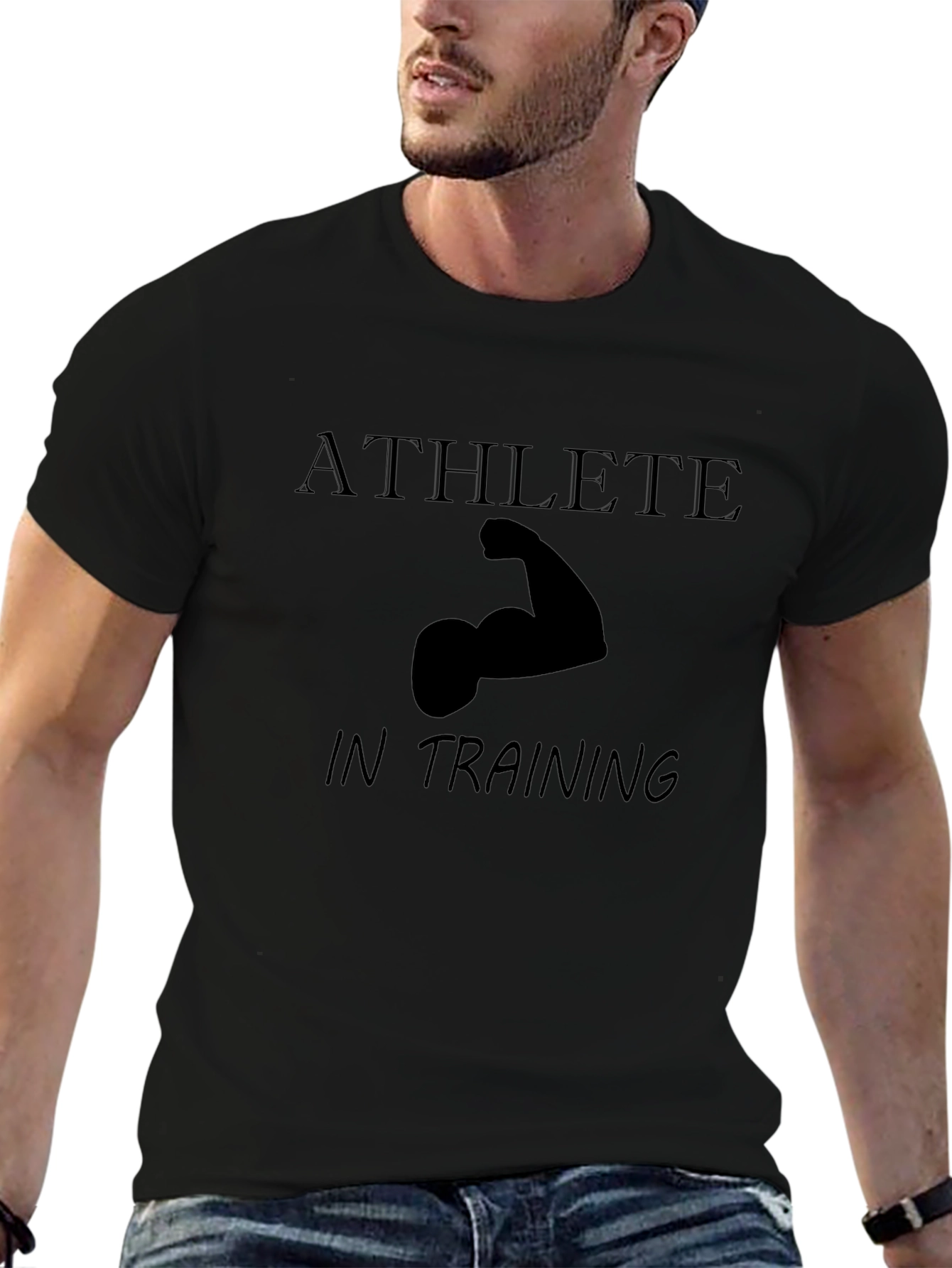 Athlete In Training Black T-Shirt