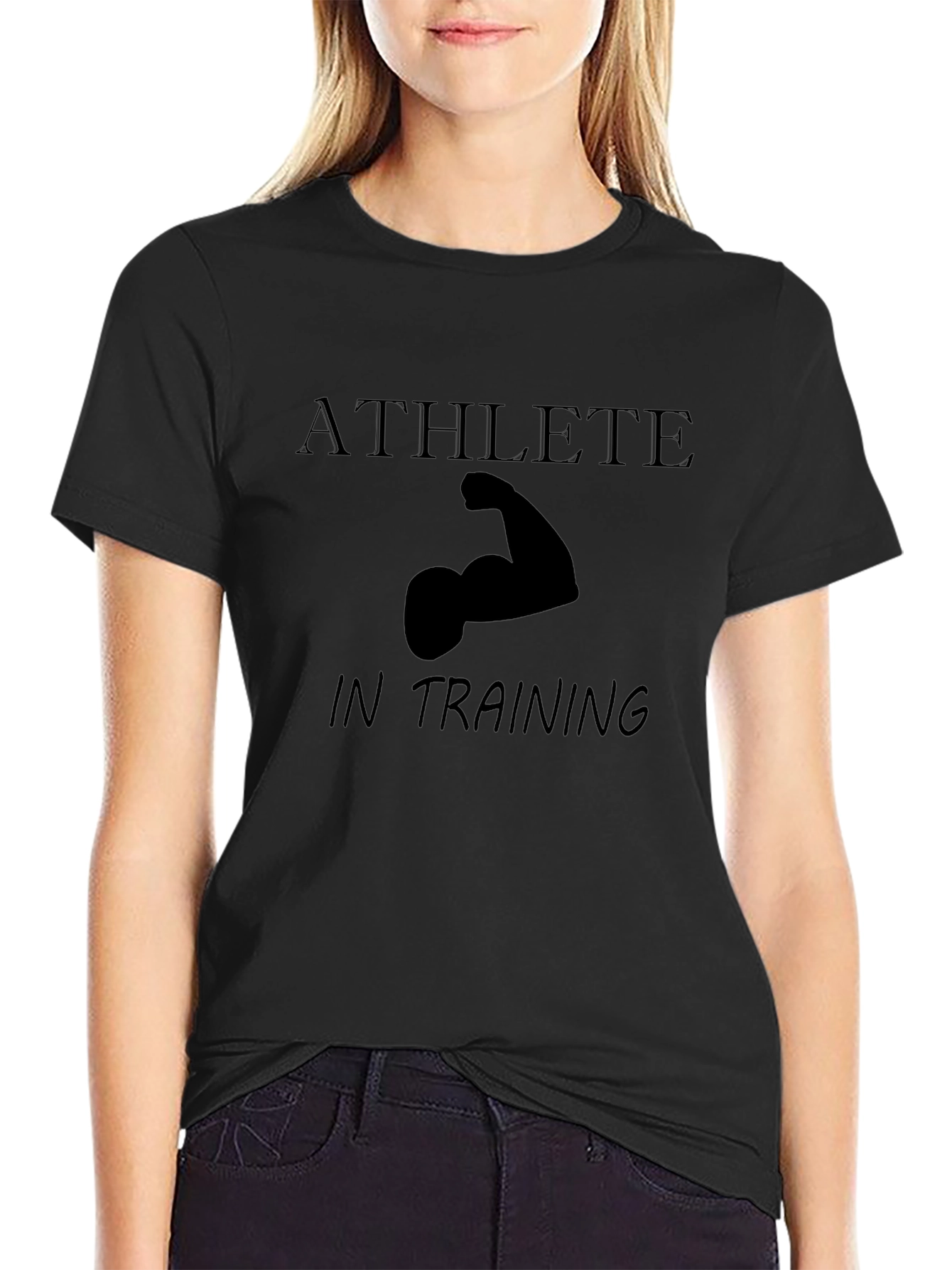 Athlete In Training Black T-Shirt