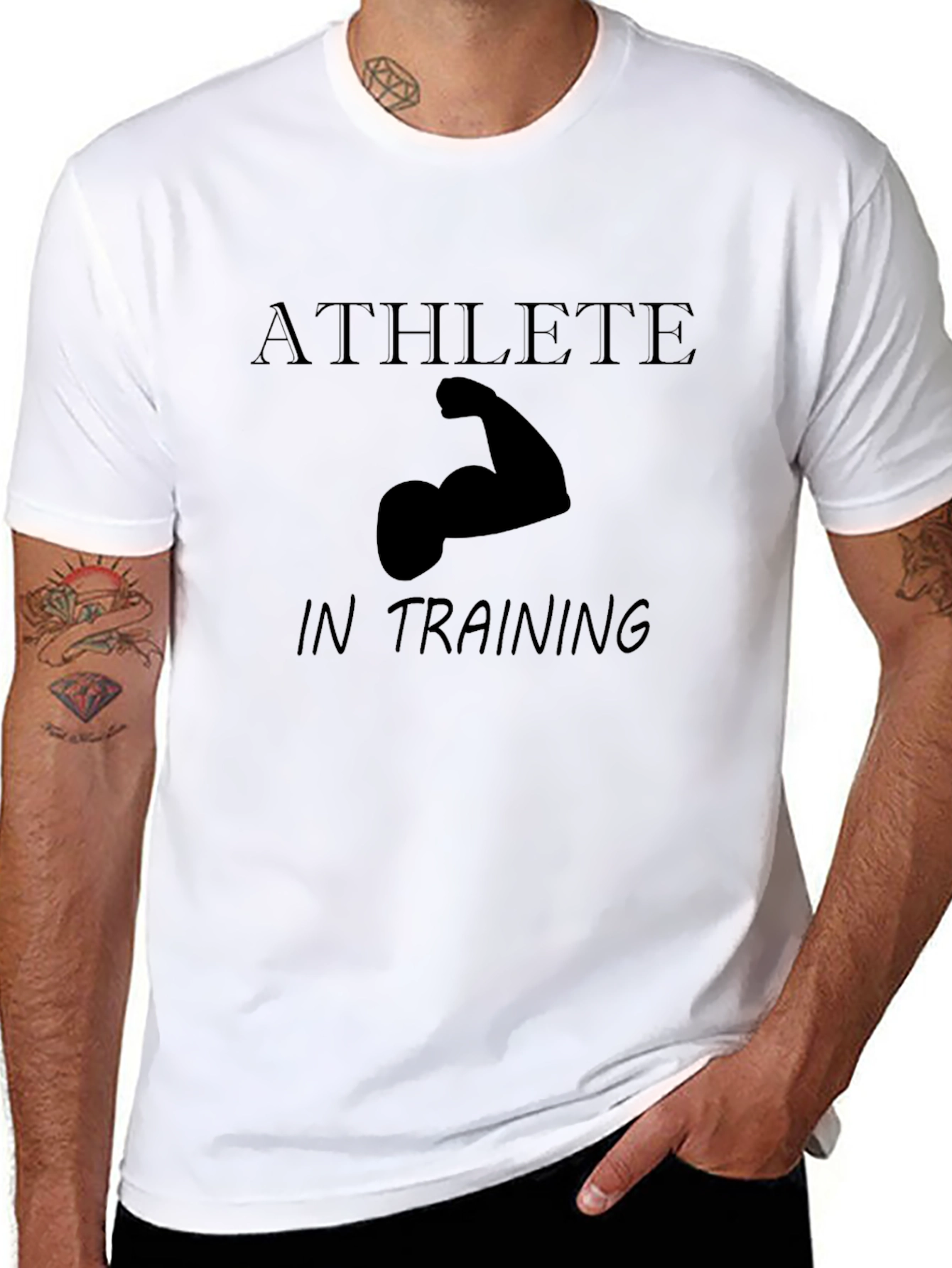 Athlete In Training Black T-Shirt