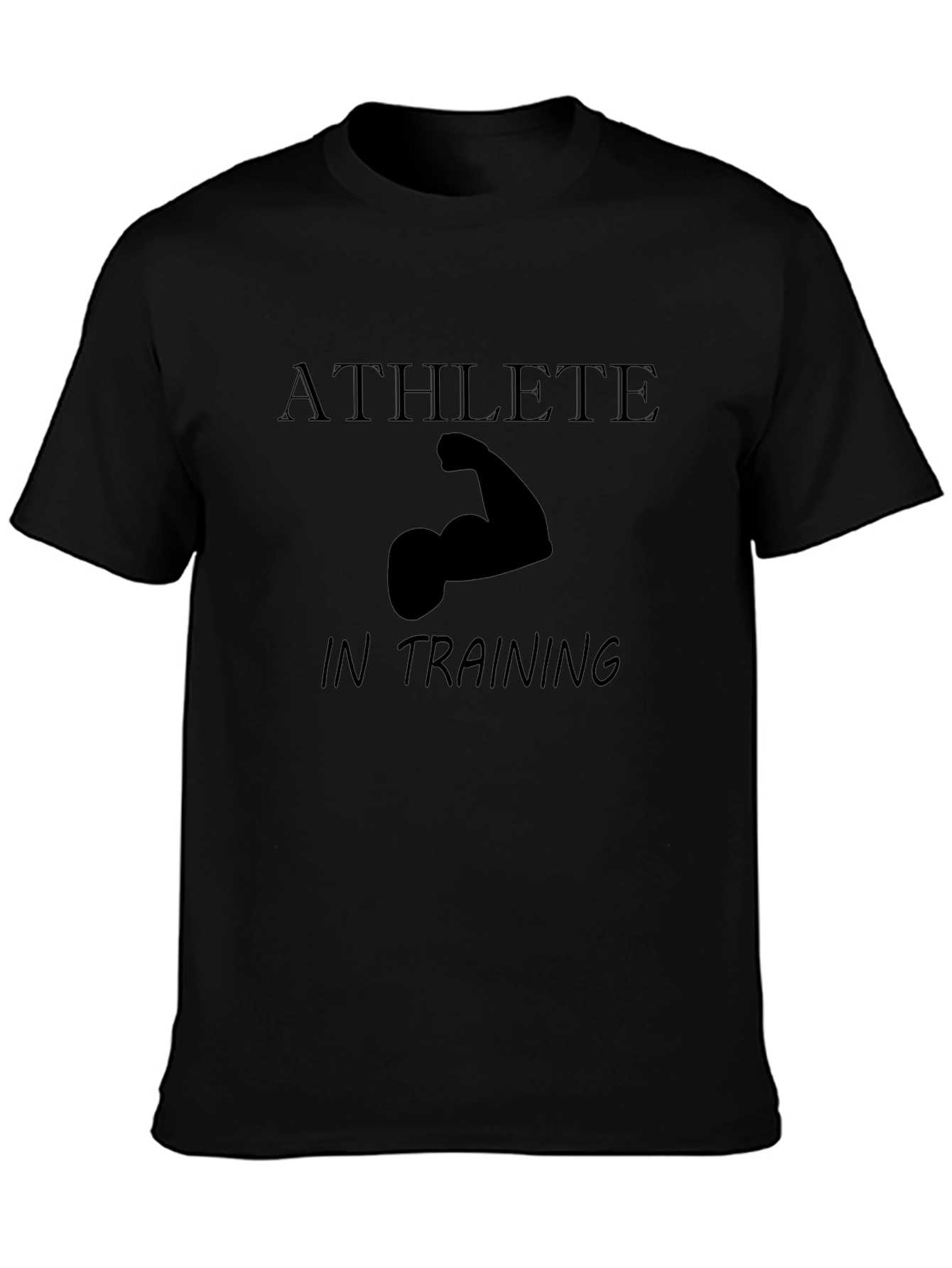 Athlete In Training Black T-Shirt