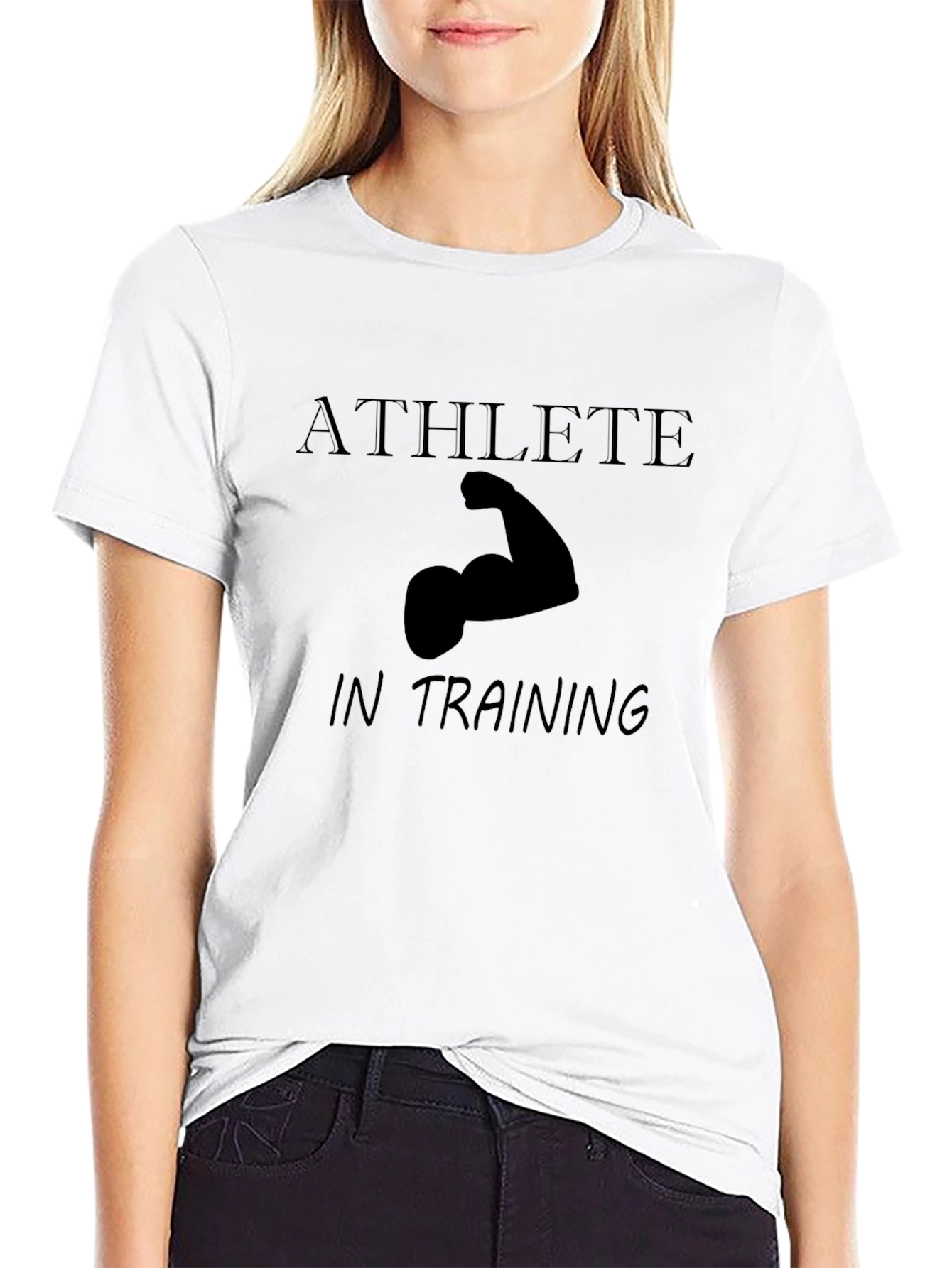 Athlete In Training Black T-Shirt