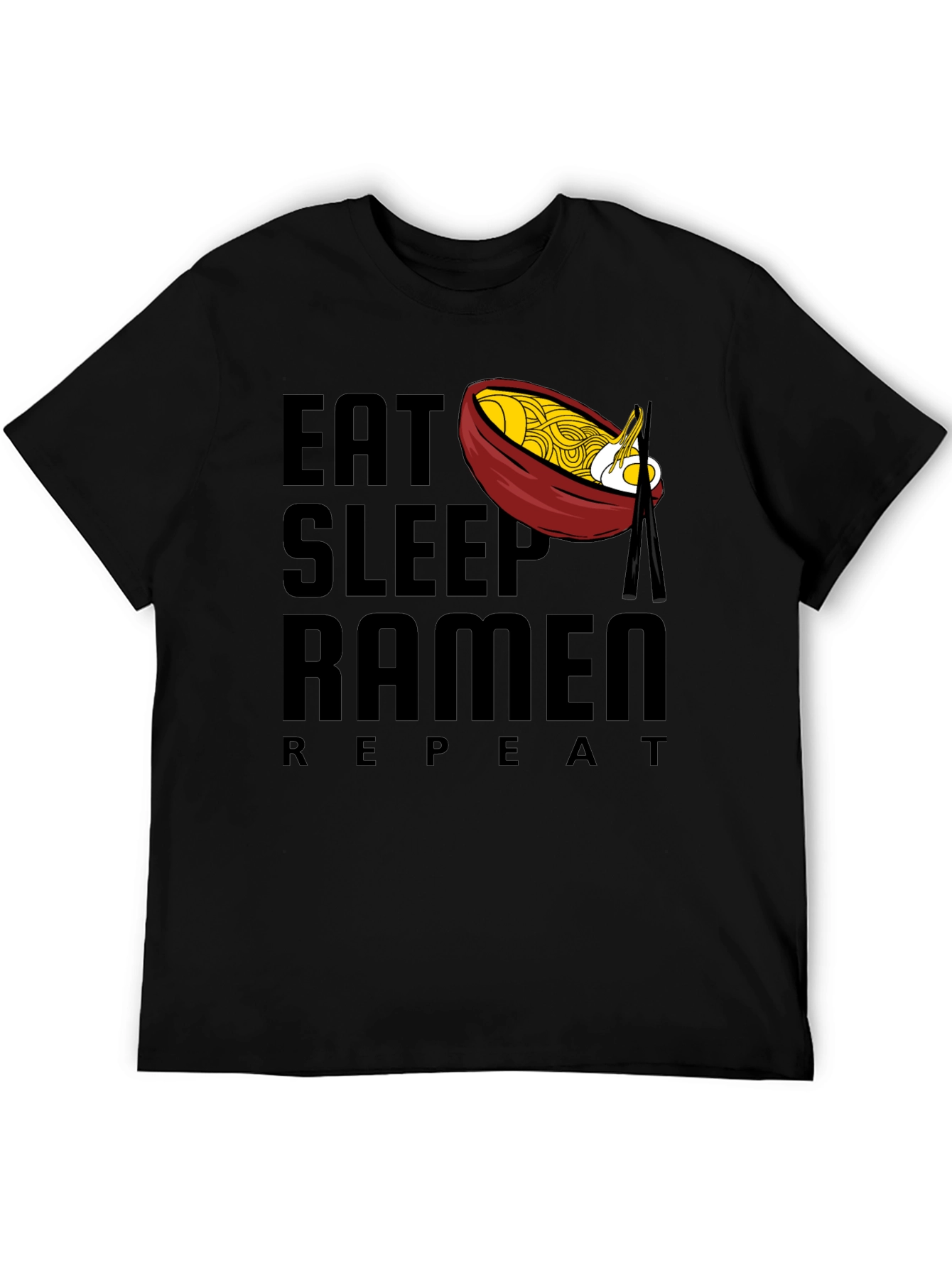 Eat Sleep Ramen Repeat Graphic Tee
