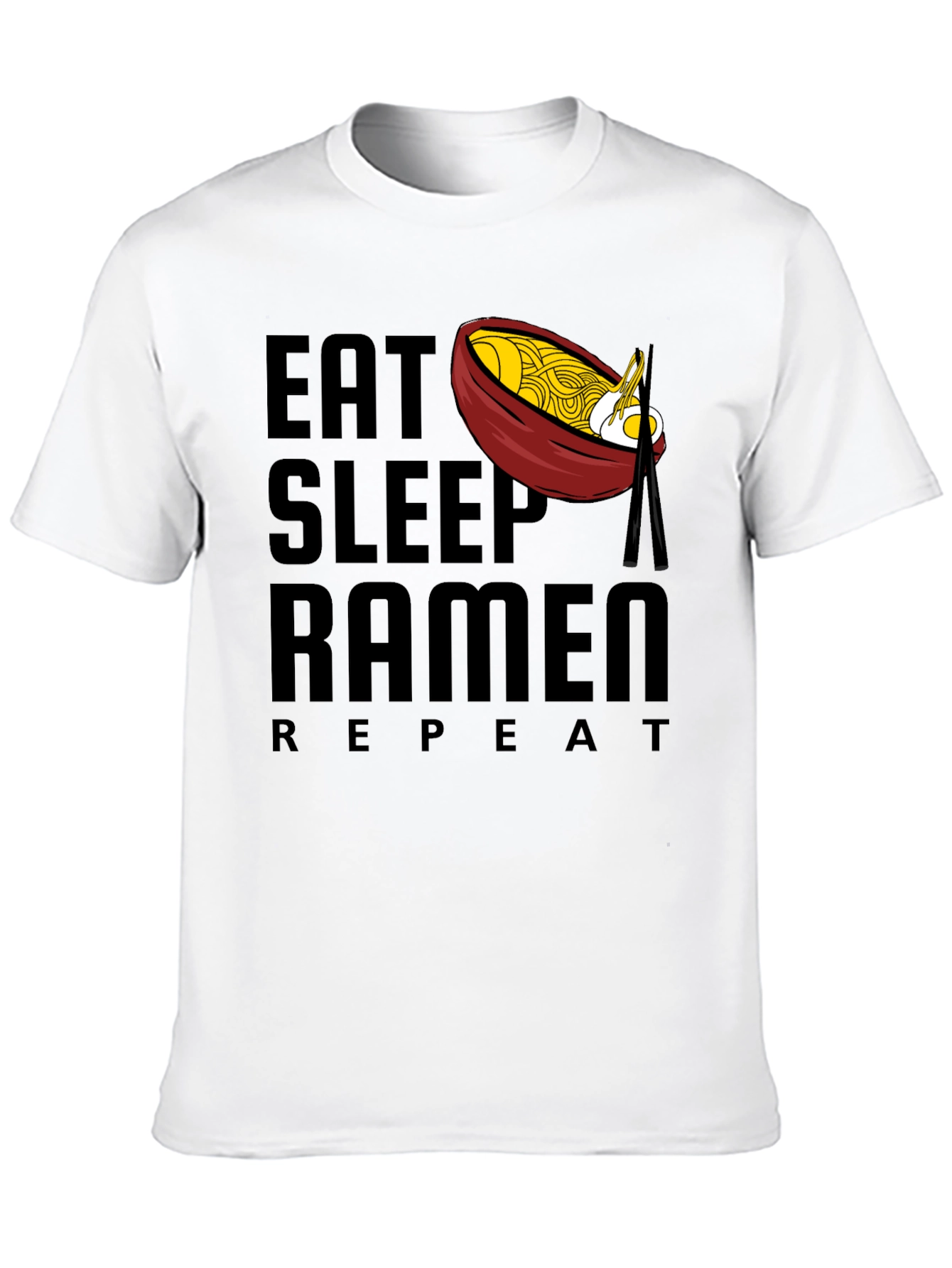 Eat Sleep Ramen Repeat Graphic Tee