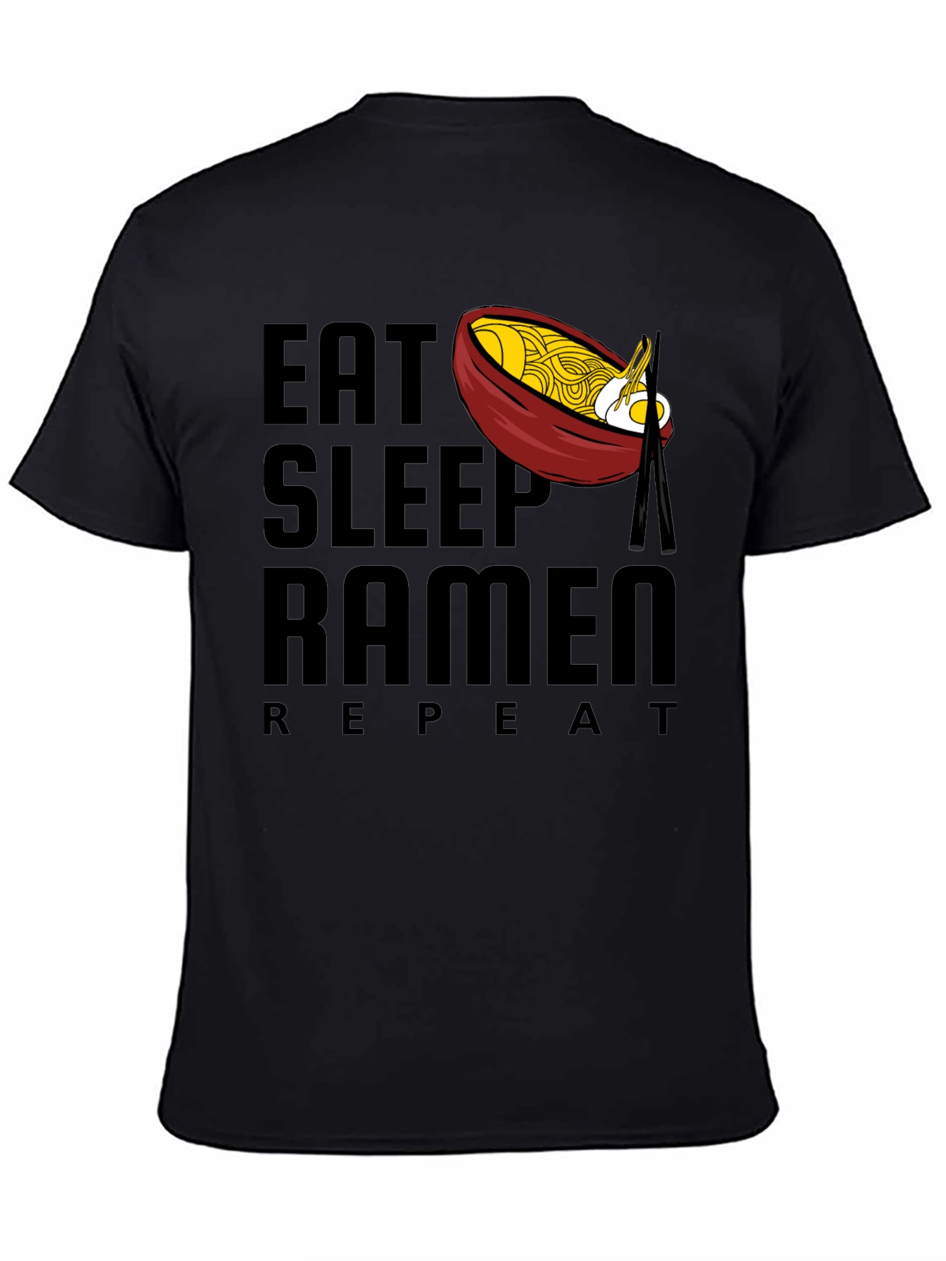 Eat Sleep Ramen Repeat Graphic Tee