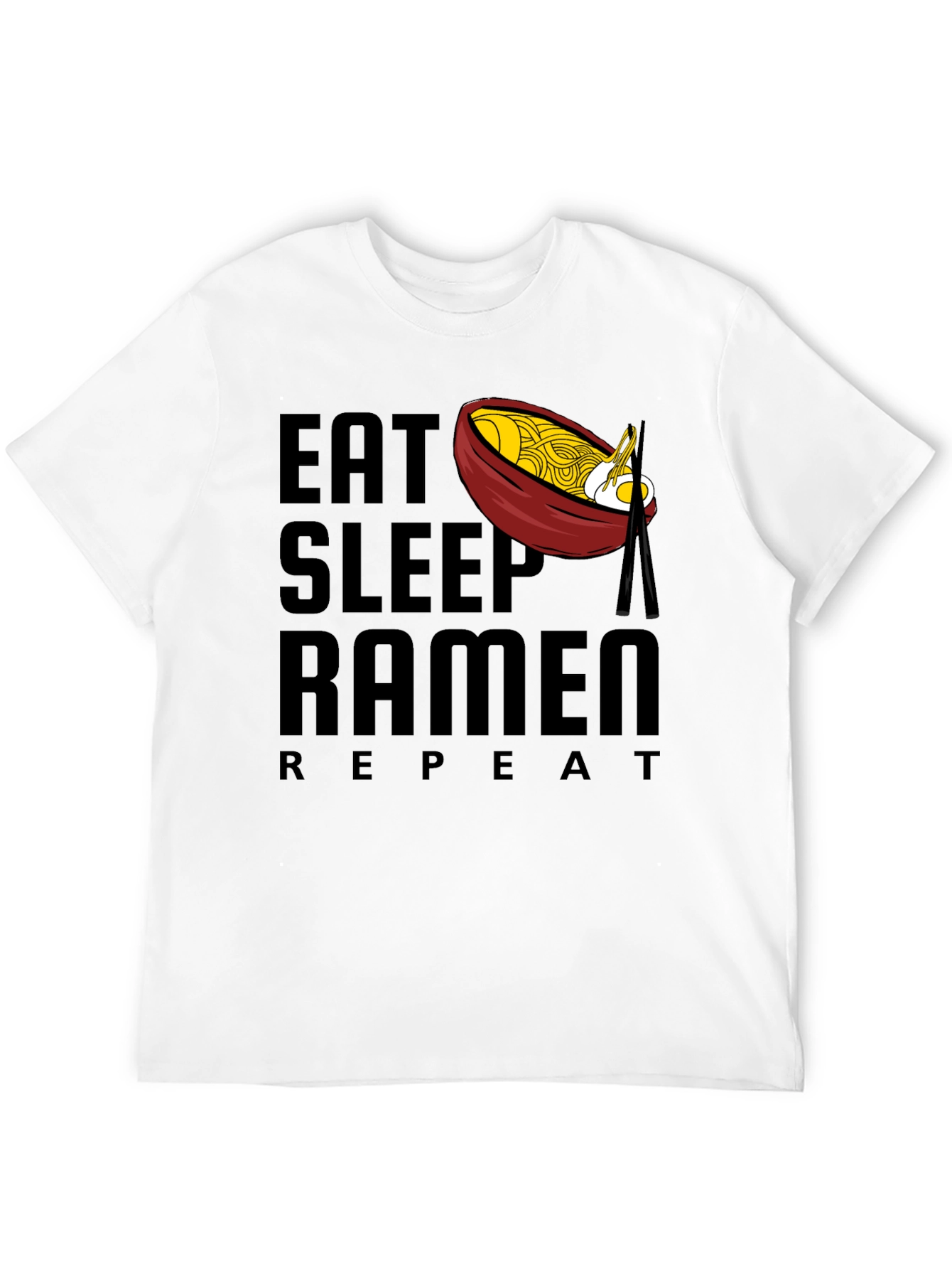 Eat Sleep Ramen Repeat Graphic Tee
