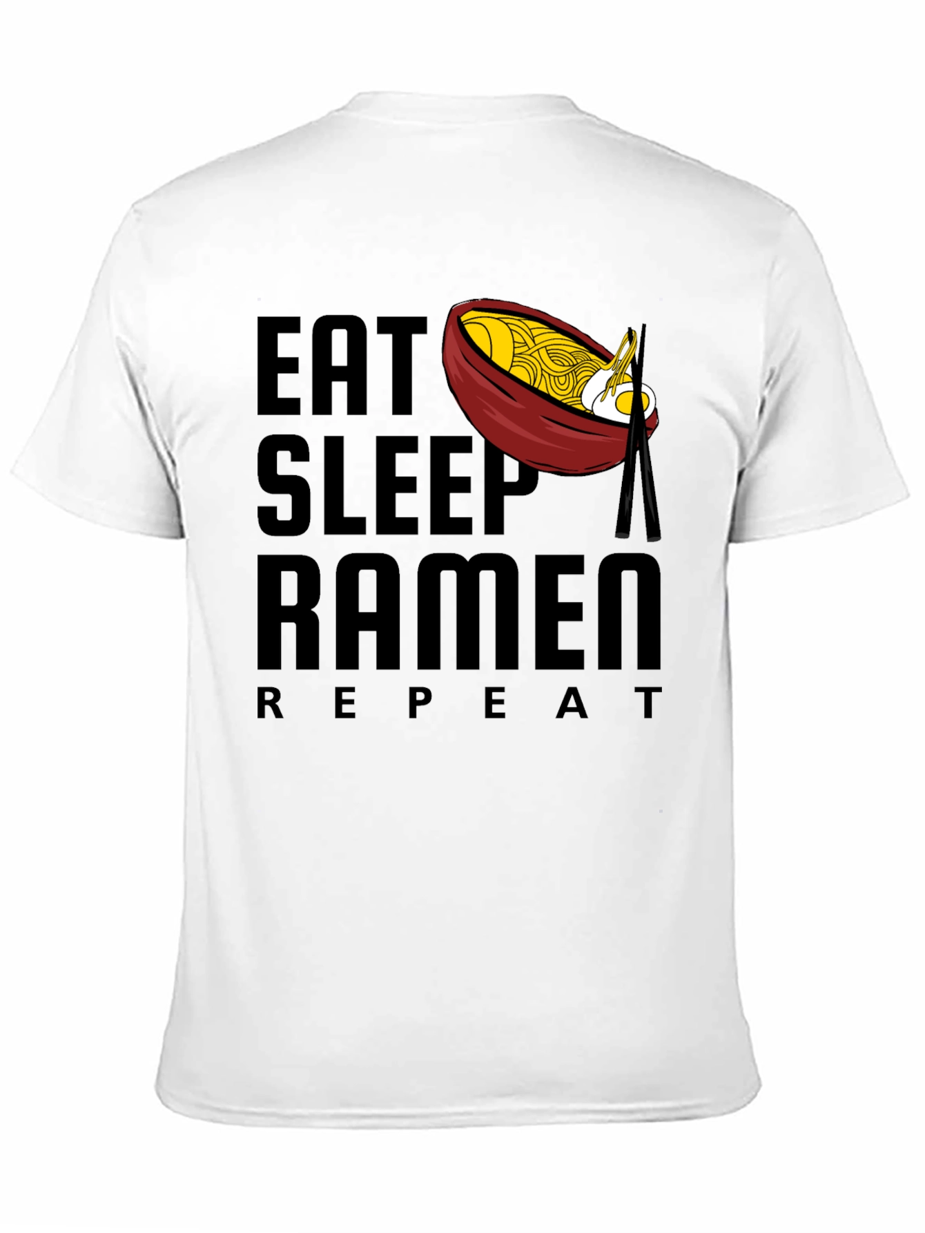 Eat Sleep Ramen Repeat Graphic Tee