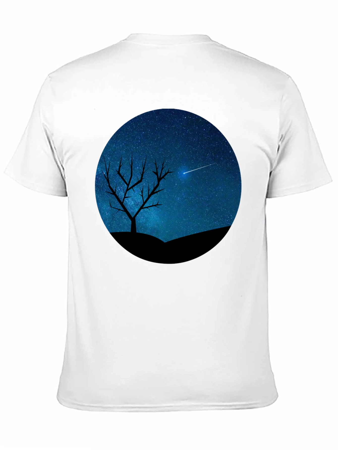Night Sky Silhouette Graphic Tee