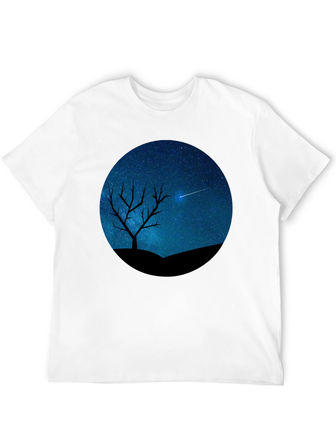 Night Sky Silhouette Graphic Tee