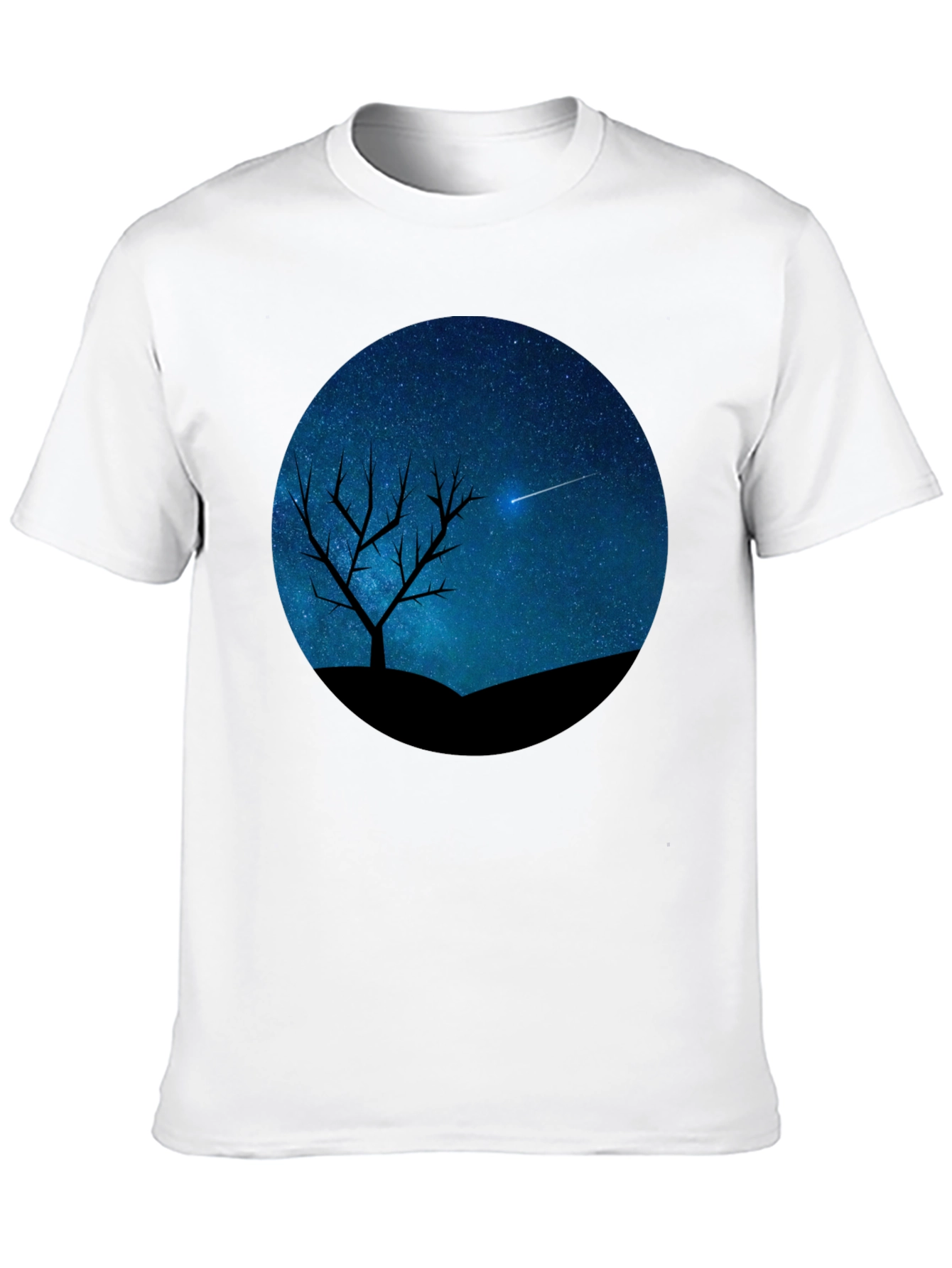 Night Sky Silhouette Graphic Tee