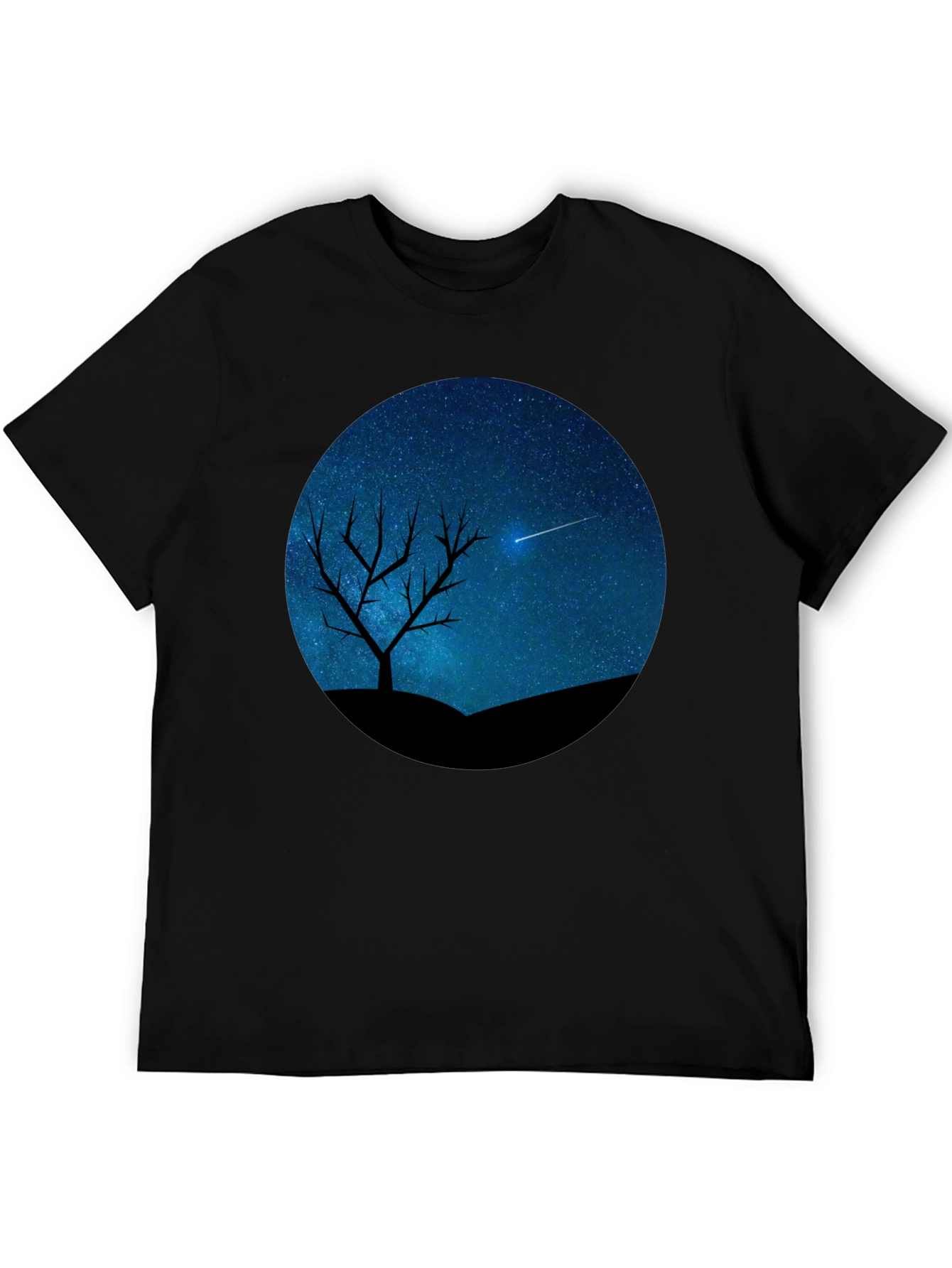 Night Sky Silhouette Graphic Tee