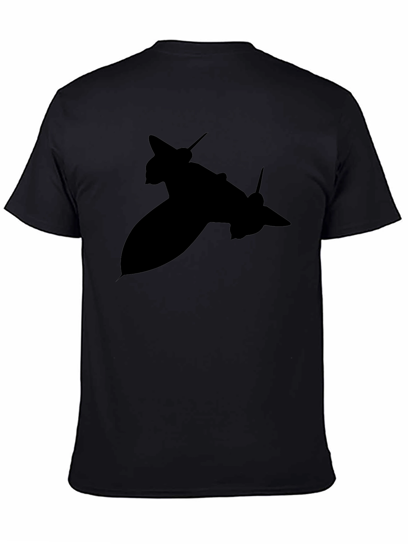 Stealth Jet Black T-Shirt - Aviation Enthusiast Apparel