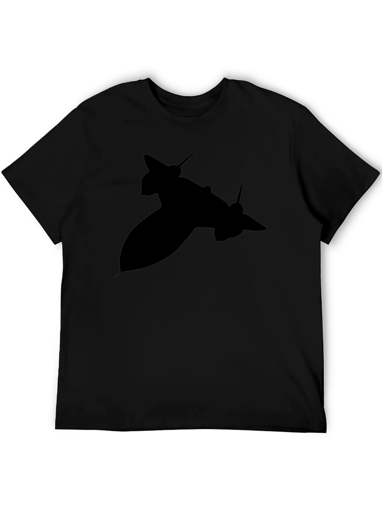 Stealth Jet Black T-Shirt - Aviation Enthusiast Apparel