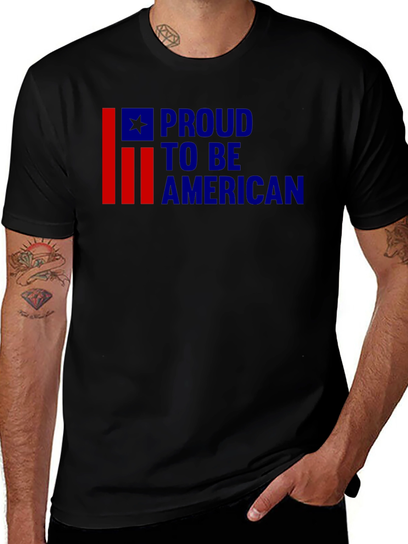 Proud To Be American Graphic T-Shirt
