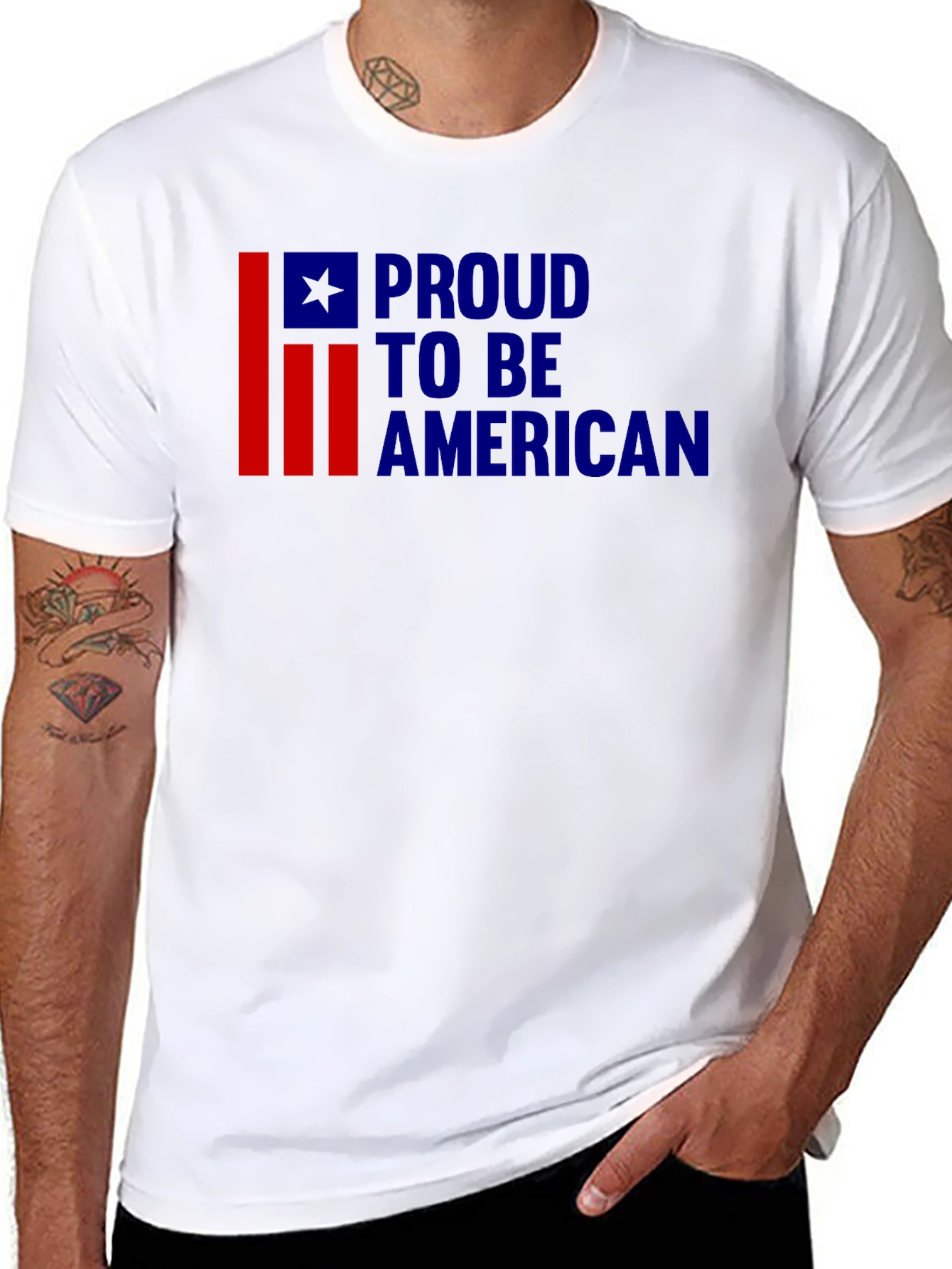 Proud To Be American Graphic T-Shirt
